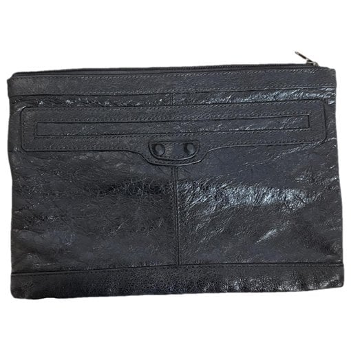 City Clip leather clutch bag