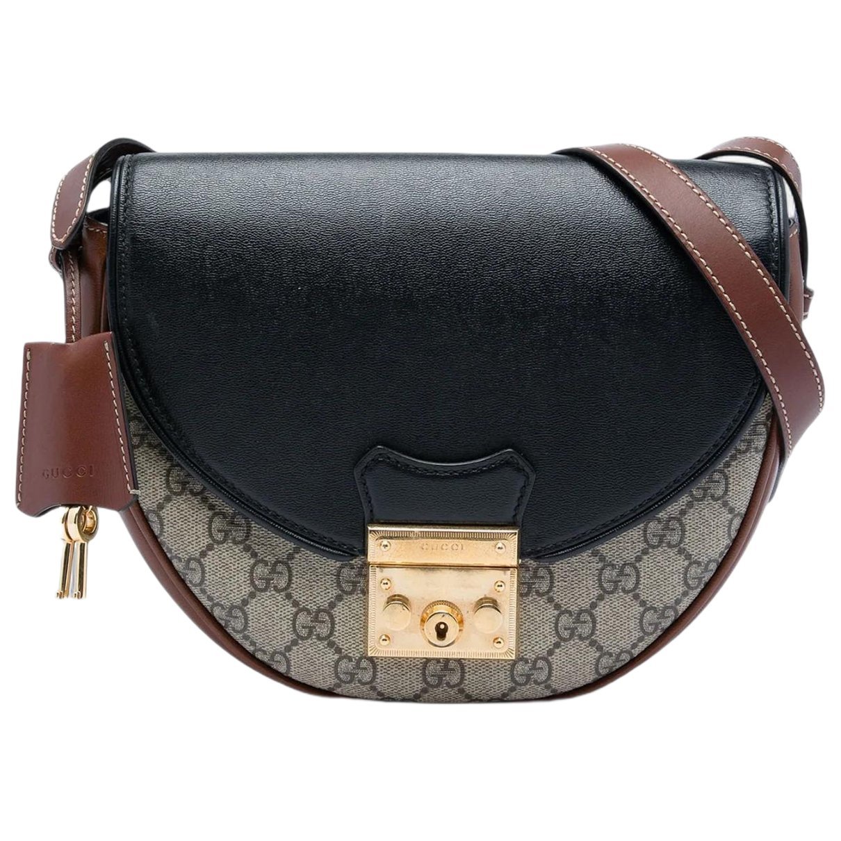Padlock cloth crossbody bag
