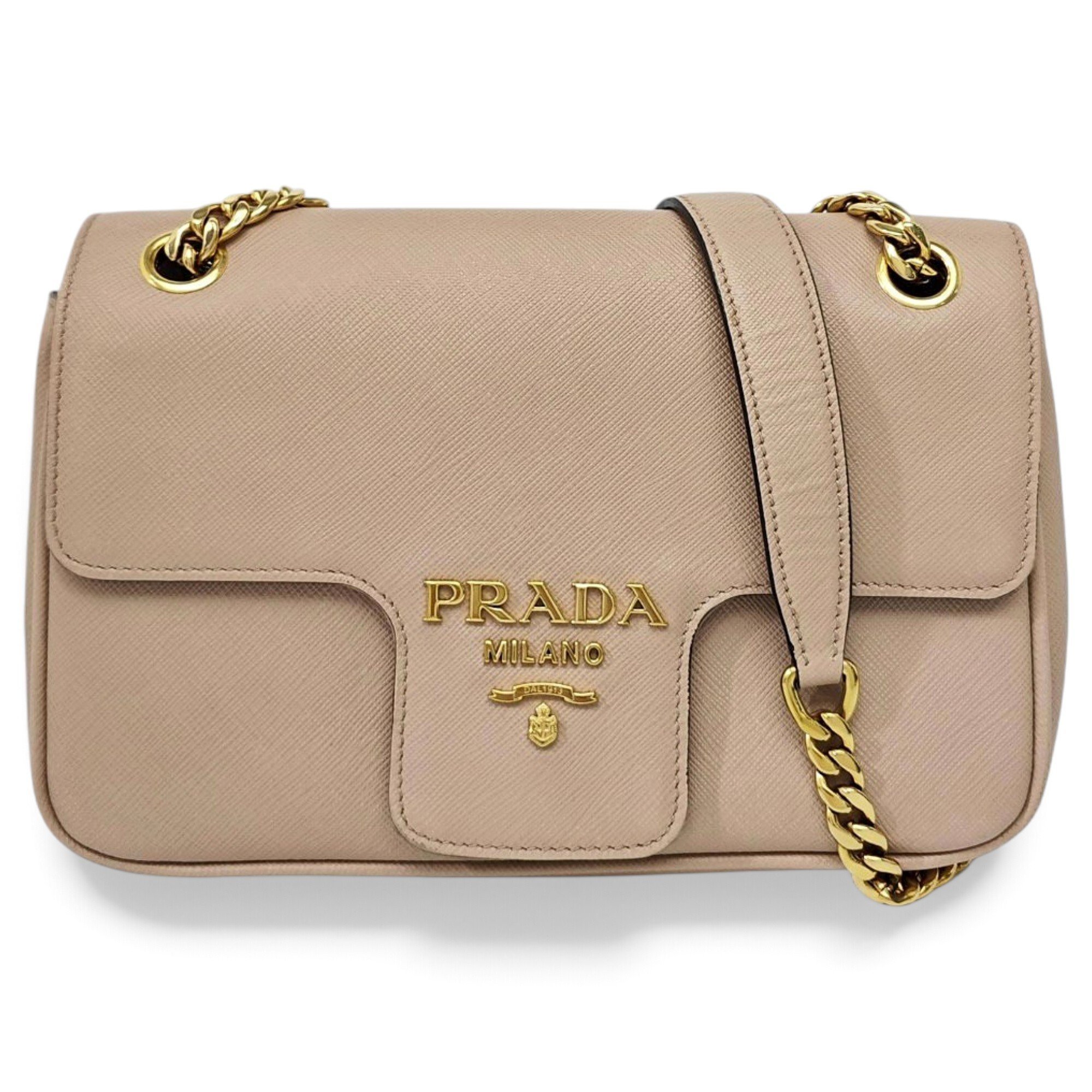 Diagramme leather crossbody bag