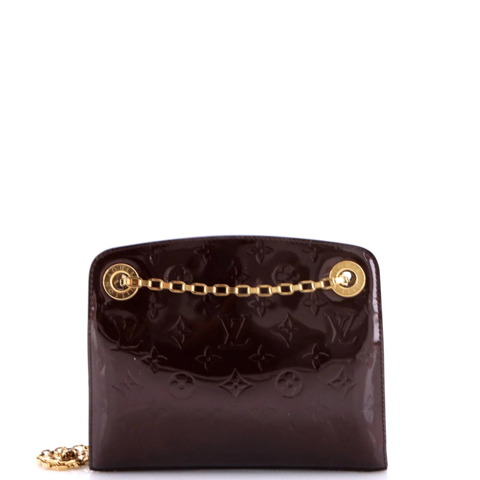 Patent leather handbag