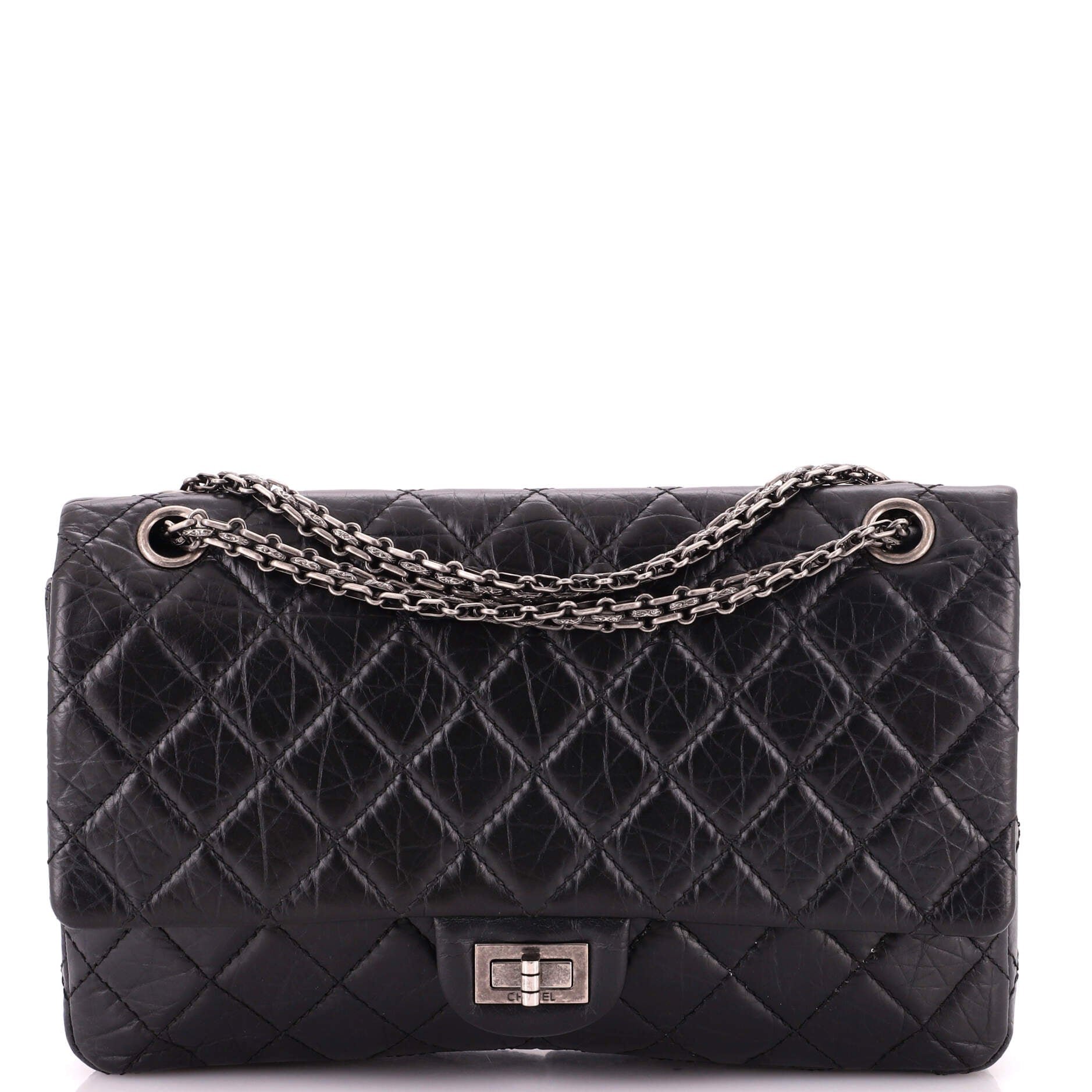 Reissue 2.55 Flap Bag Quilted Aged Calfskin 226