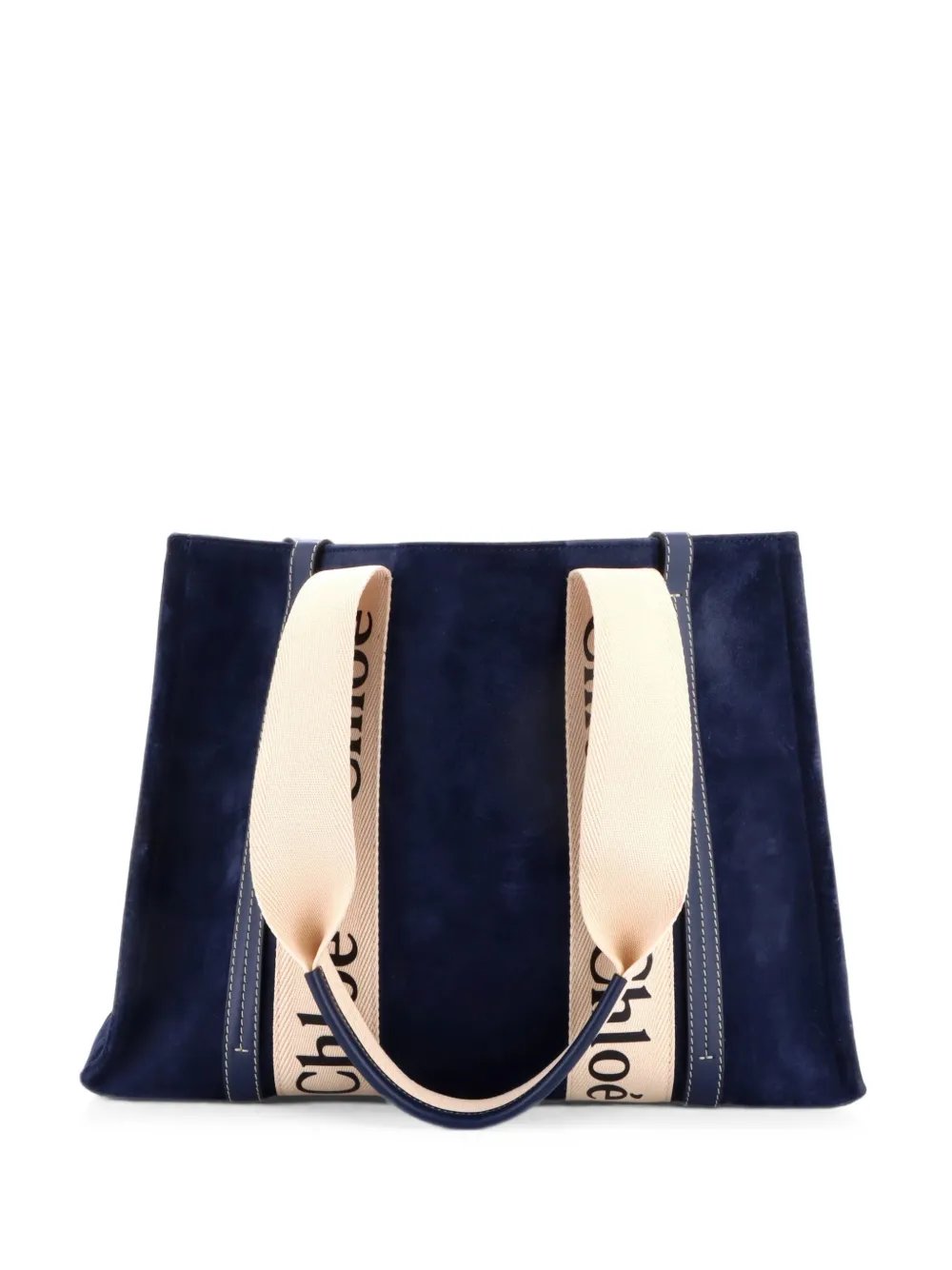 Woody Suede with Canvas Medium tote bag