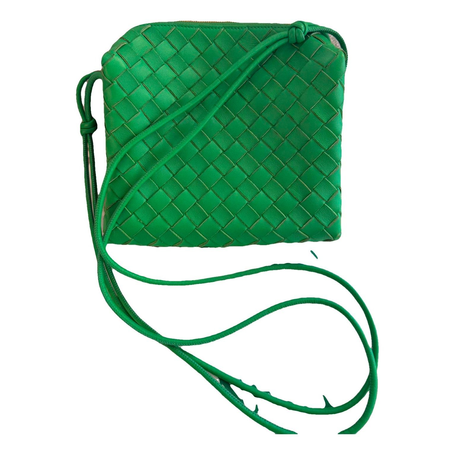 Loop leather crossbody bag