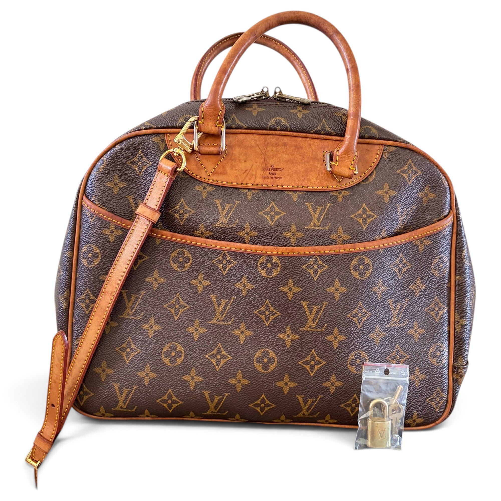 Deauville leather handbag
