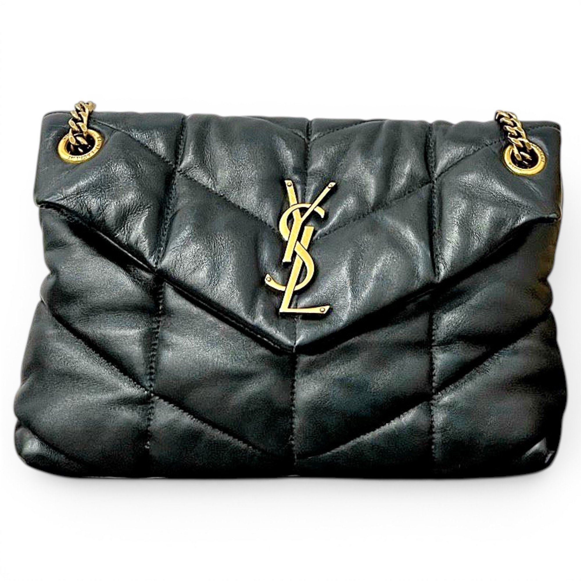 Loulou Puffer leather crossbody bag