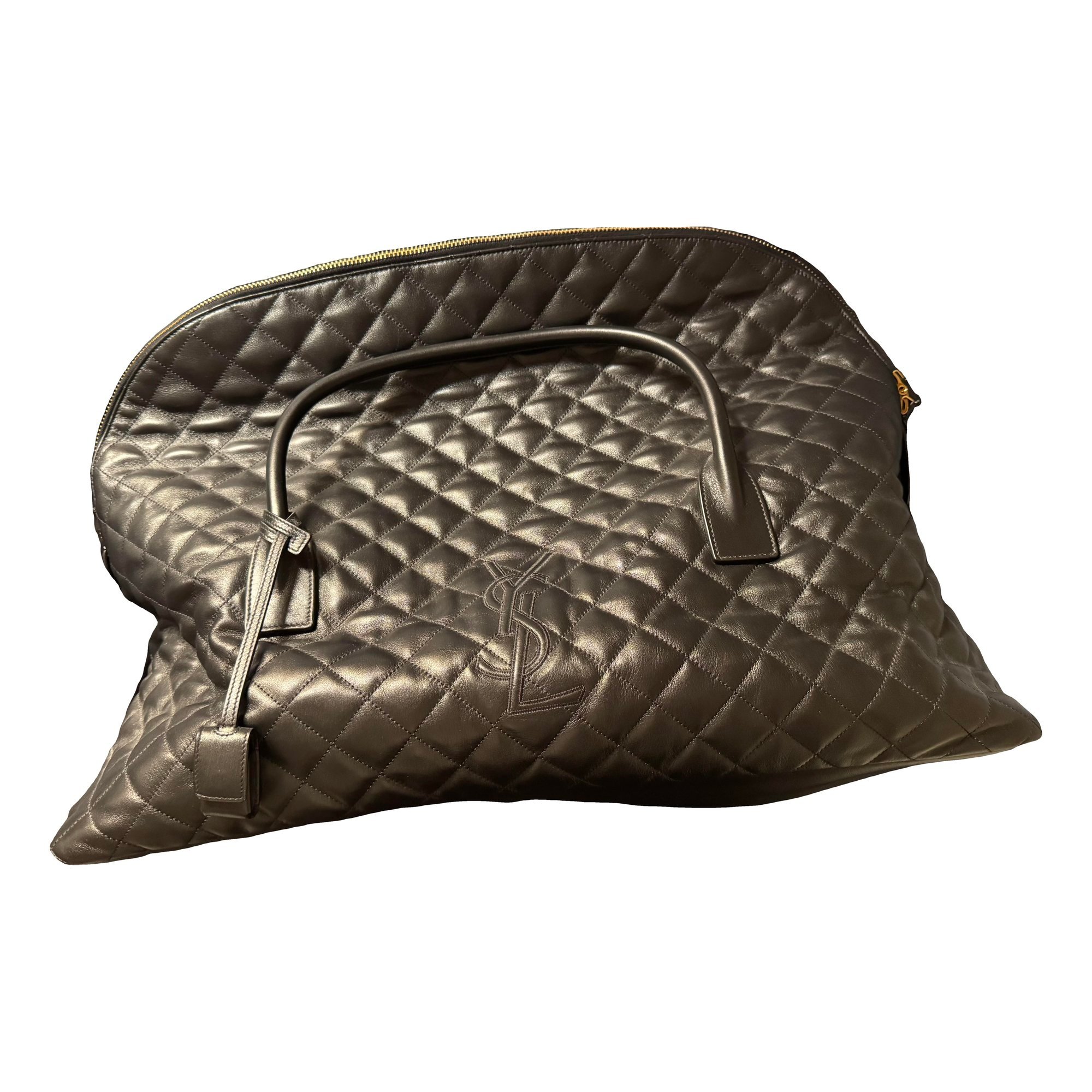 Leather travel bag
