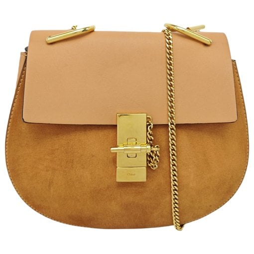 Drew leather handbag
