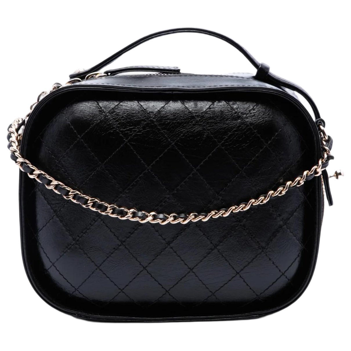 Chanel Vanity leather satchel