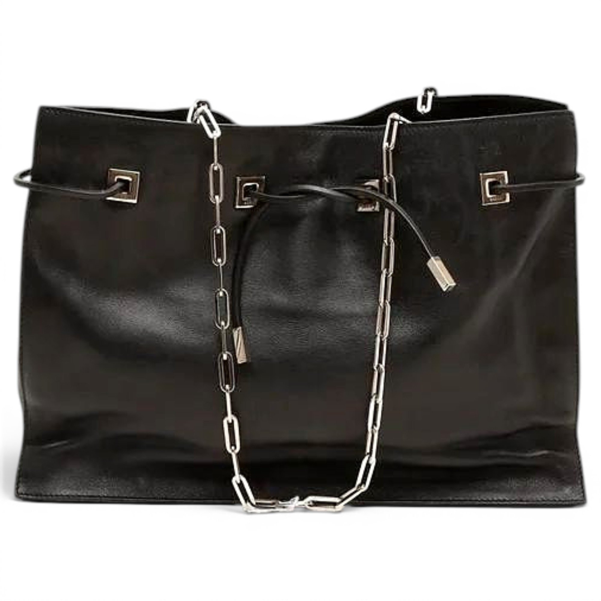 Ophidia Chain leather handbag