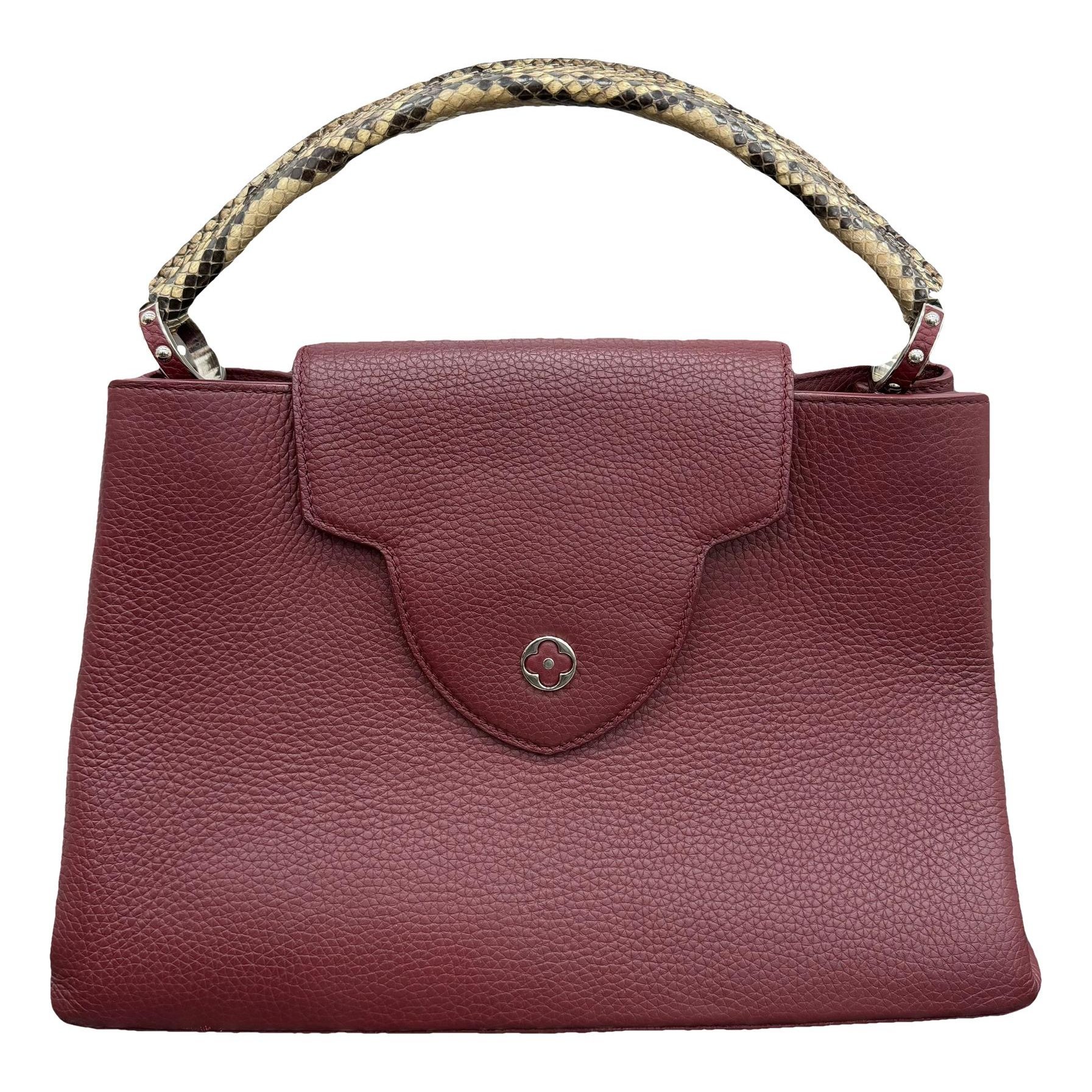 Capucines leather handbag