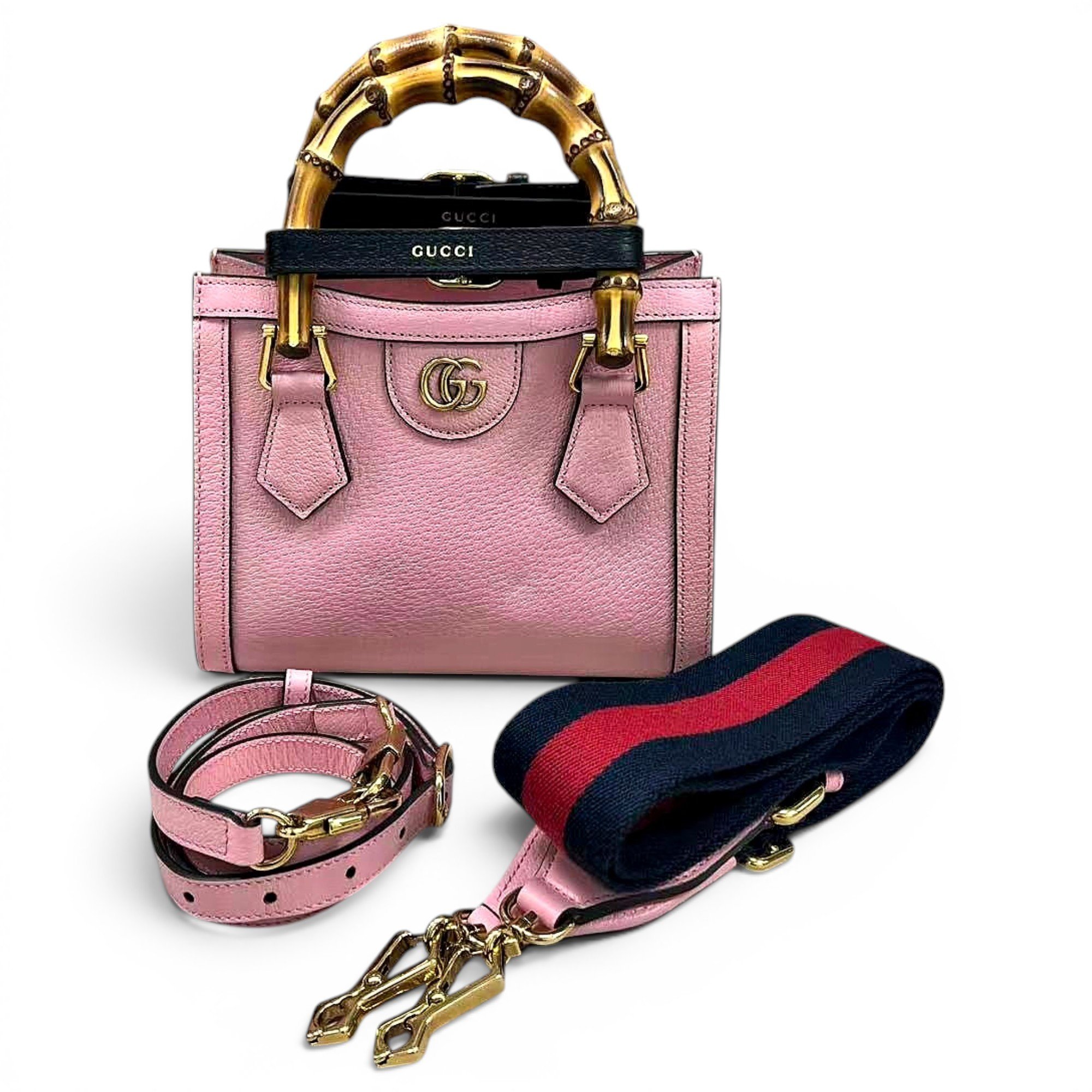 Gucci Diana Bamboo leather handbag