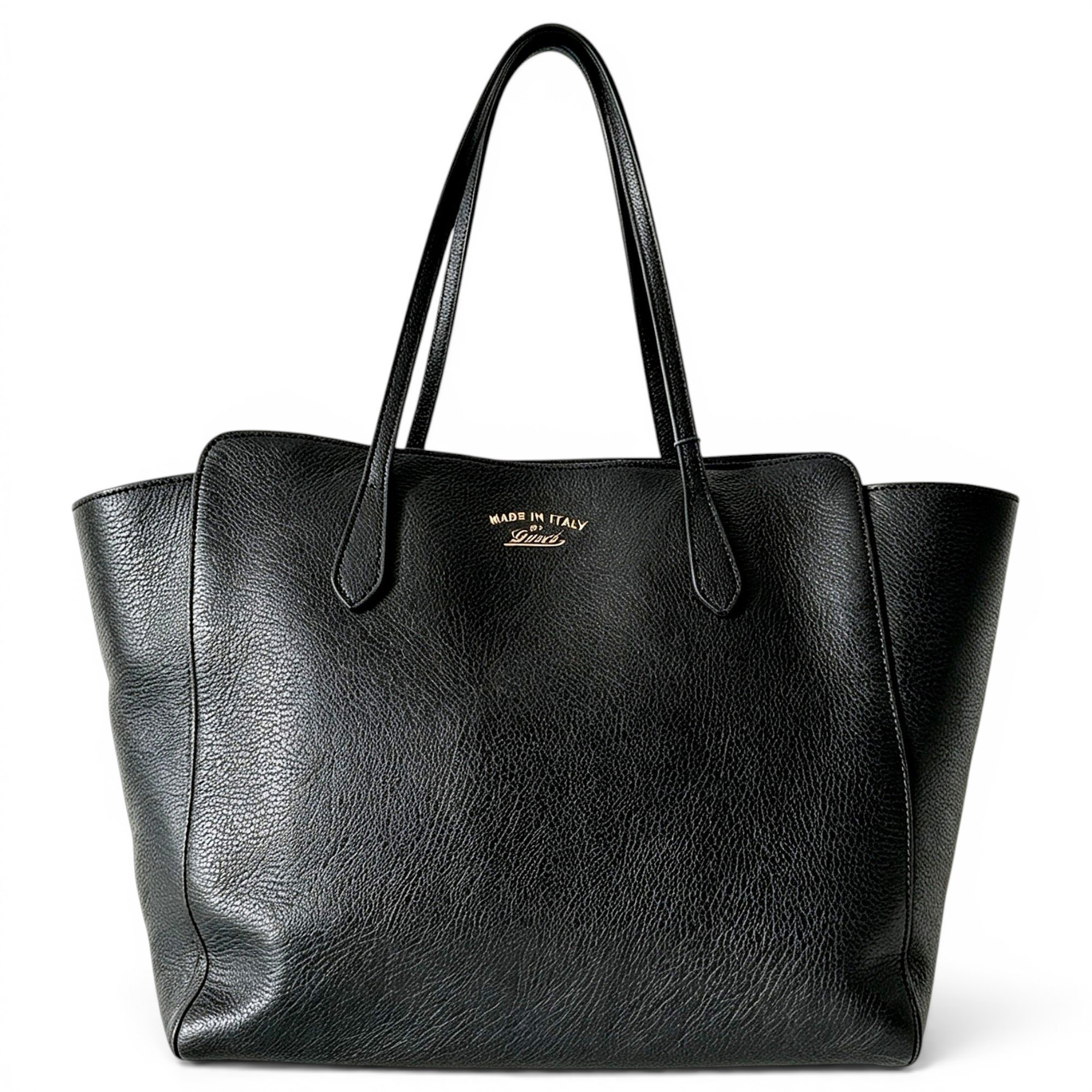 Swing leather tote