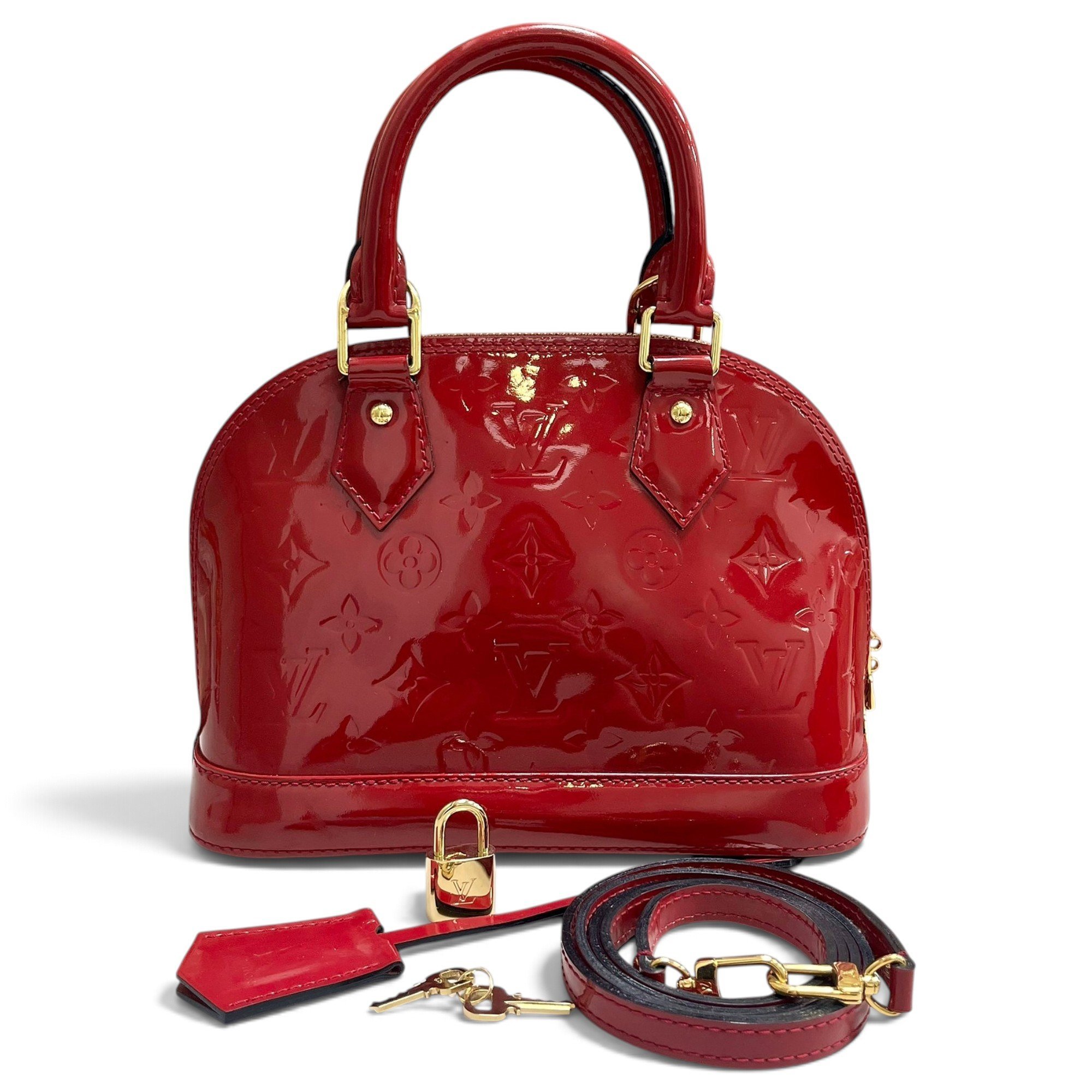Alma BB patent leather handbag