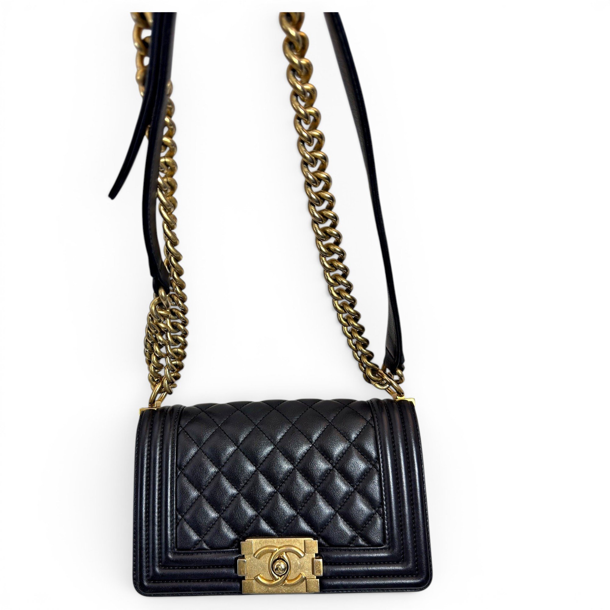 Boy leather handbag