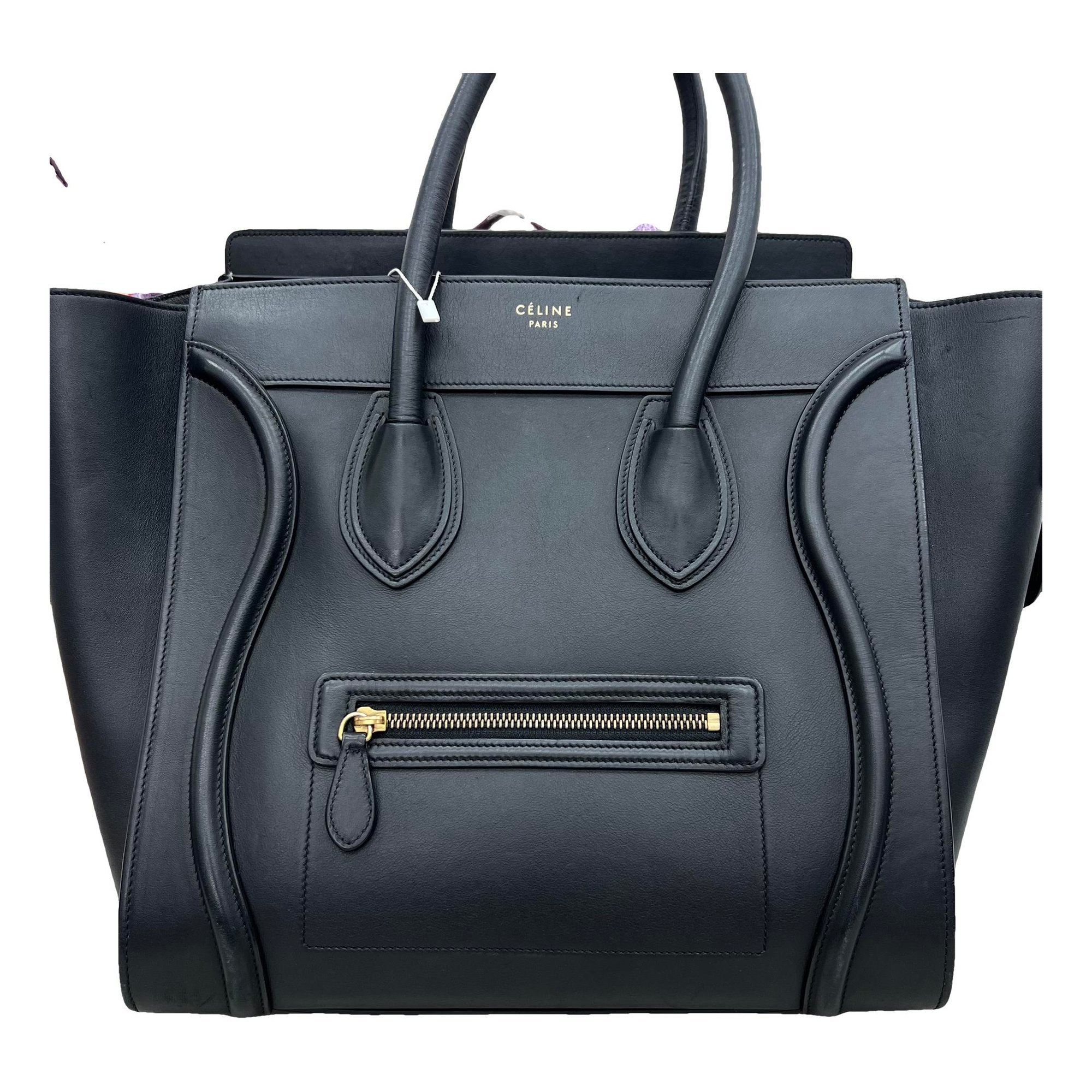 Luggage leather handbag