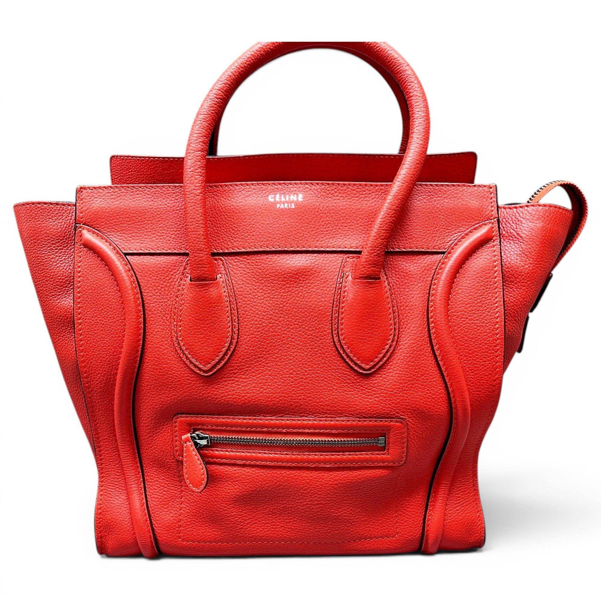 Luggage leather handbag