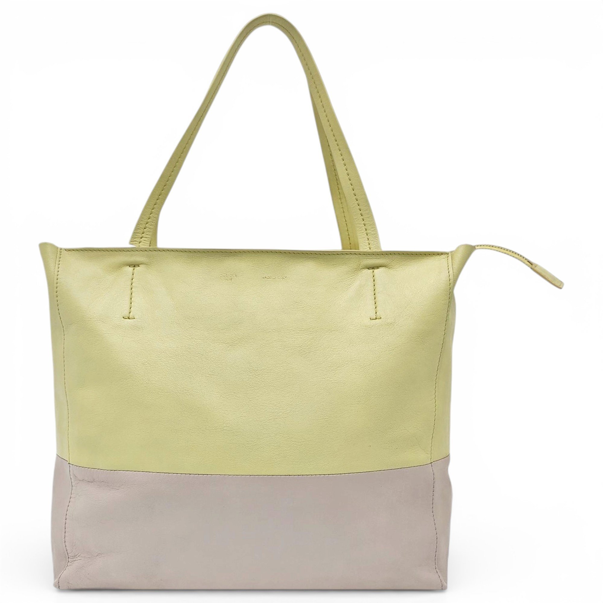 Cabas leather handbag