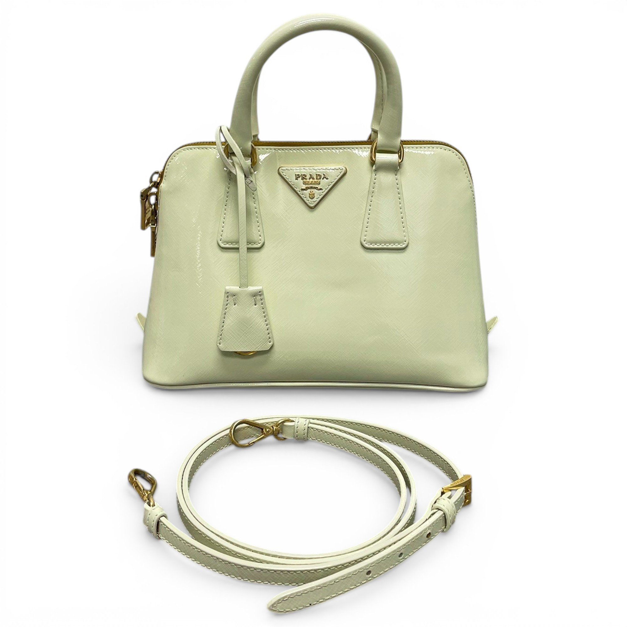 Promenade leather handbag
