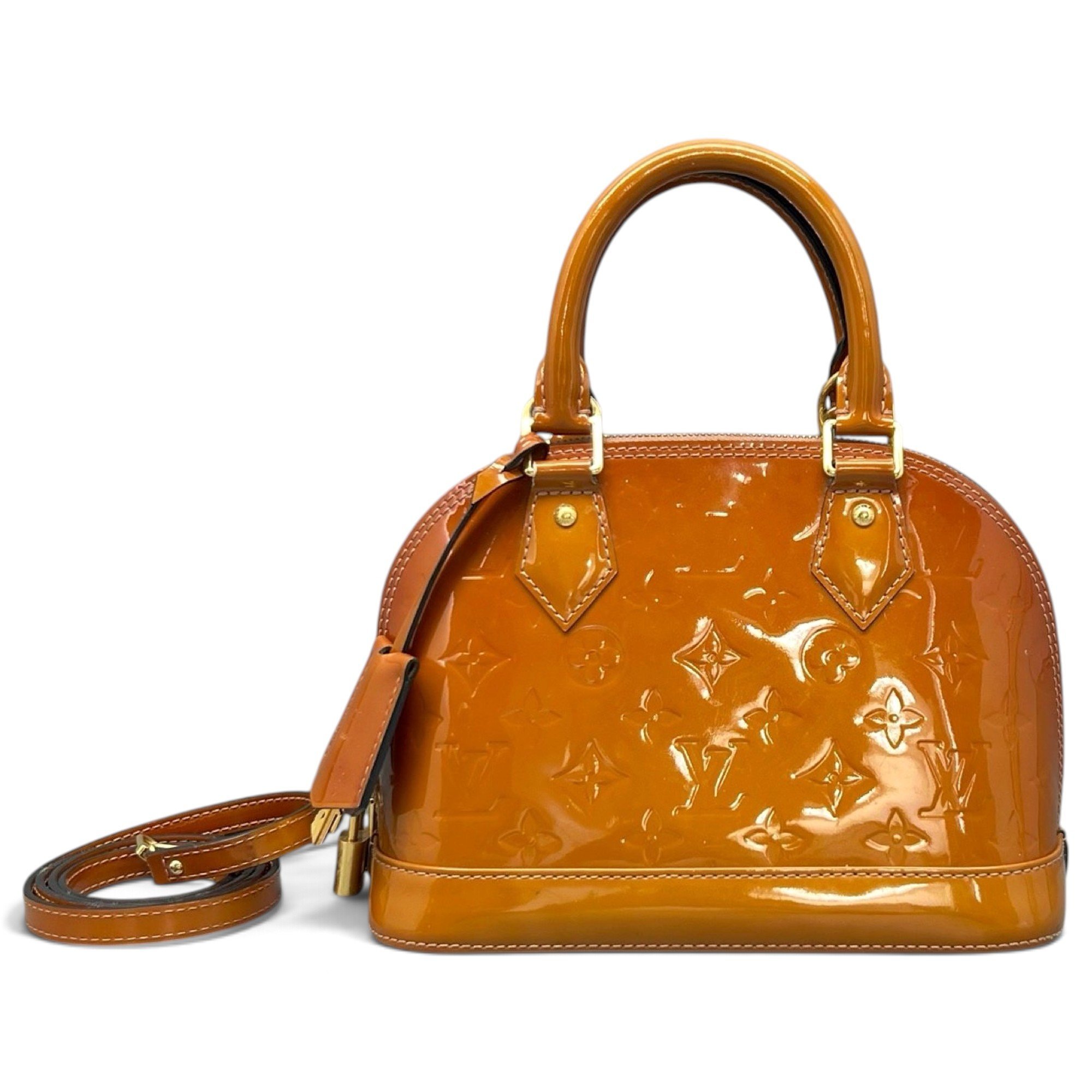 Alma BB patent leather handbag