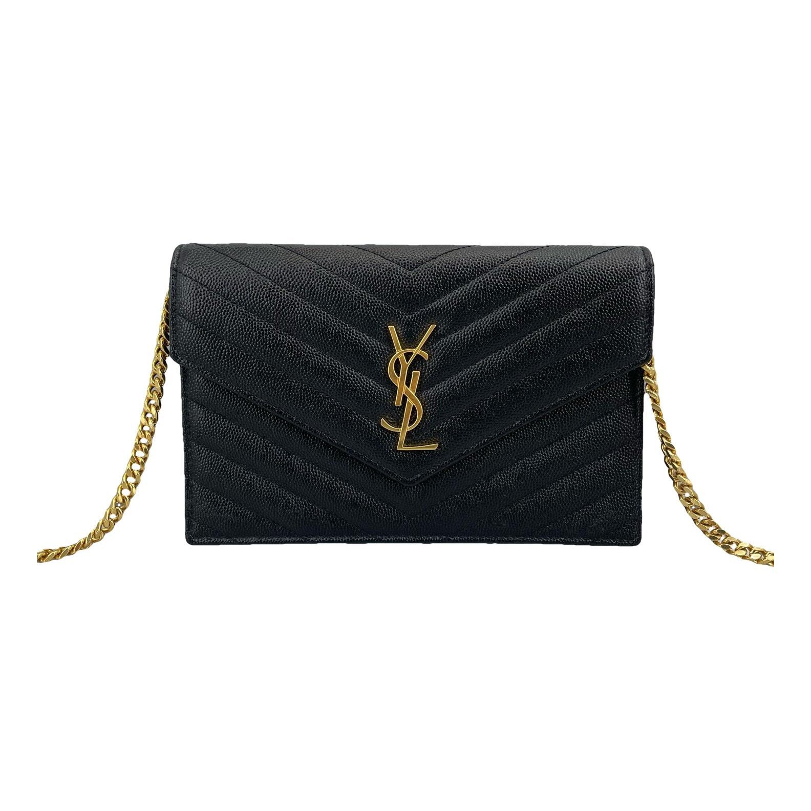 Portefeuille enveloppe leather handbag