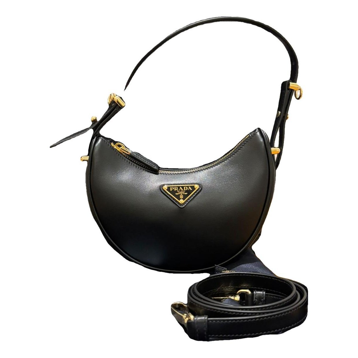 Arqué leather handbag