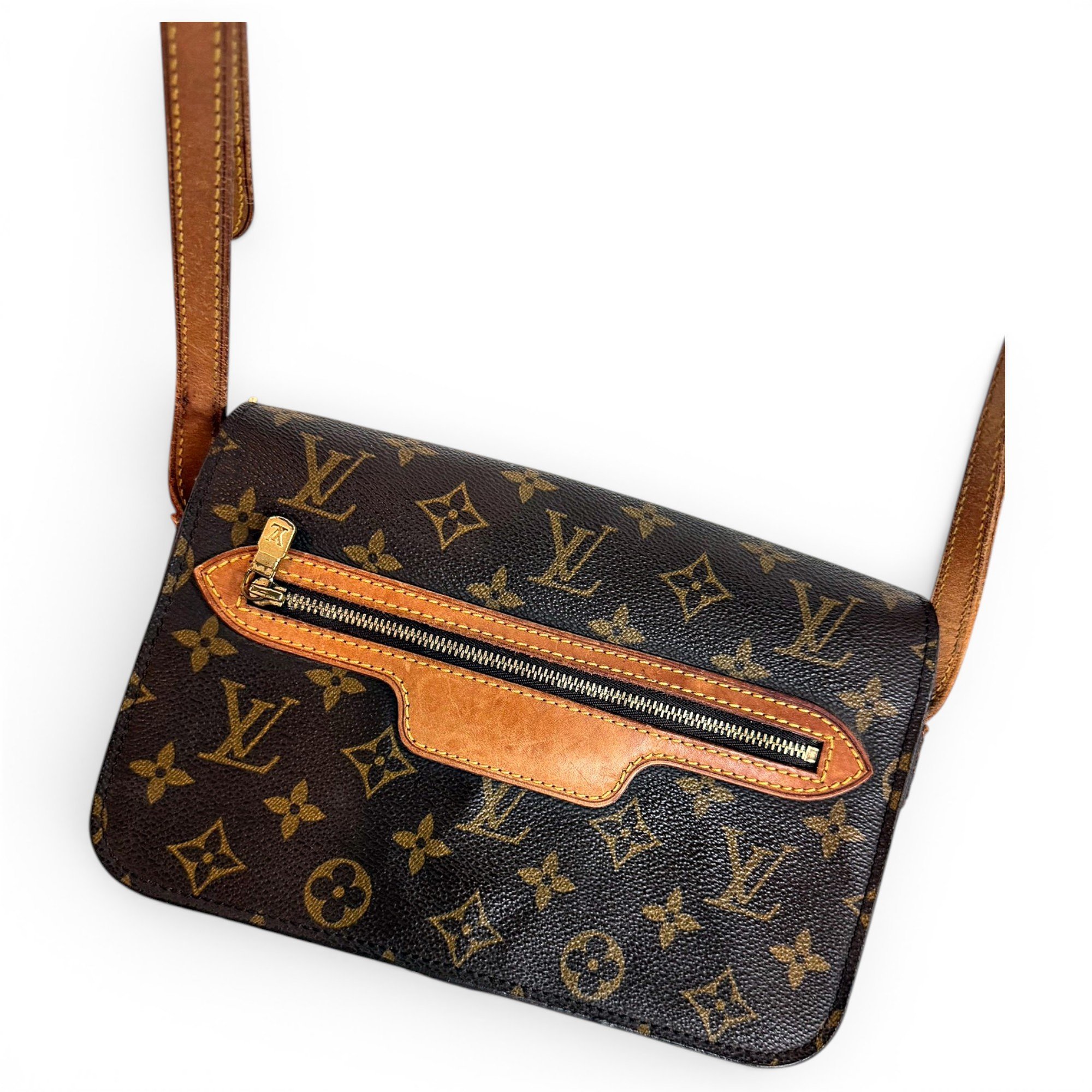 Saint-Germain Vintage leather crossbody bag