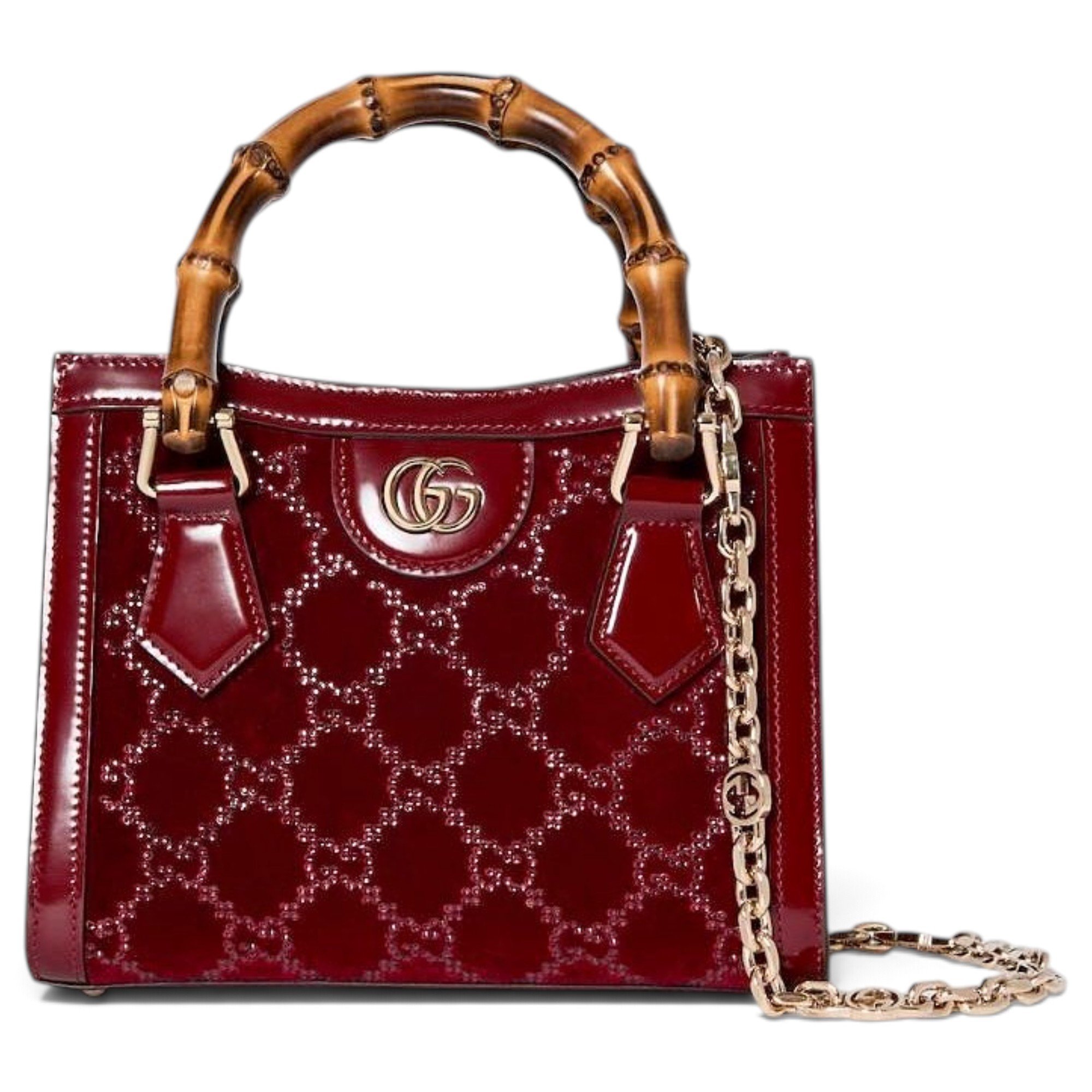 Diana Bamboo velvet tote