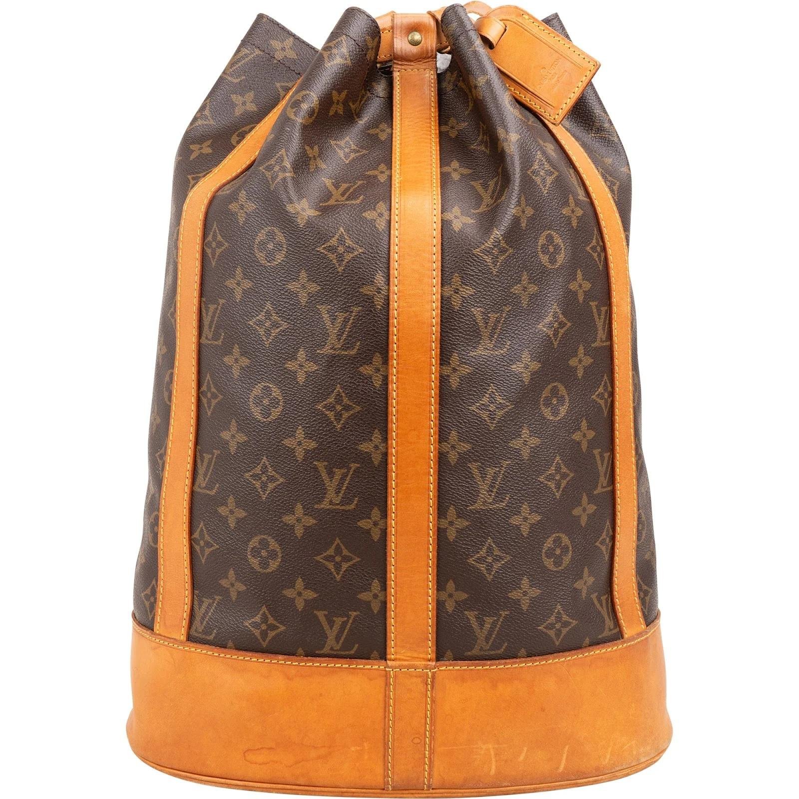 Randonnée leather backpack