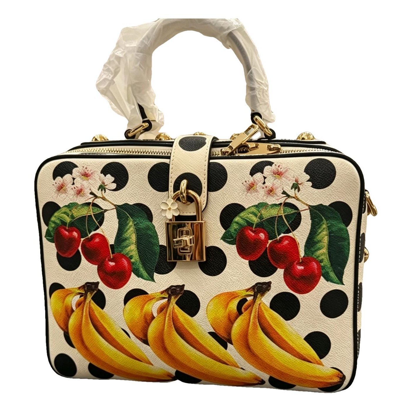 Dolce Box leather handbag
