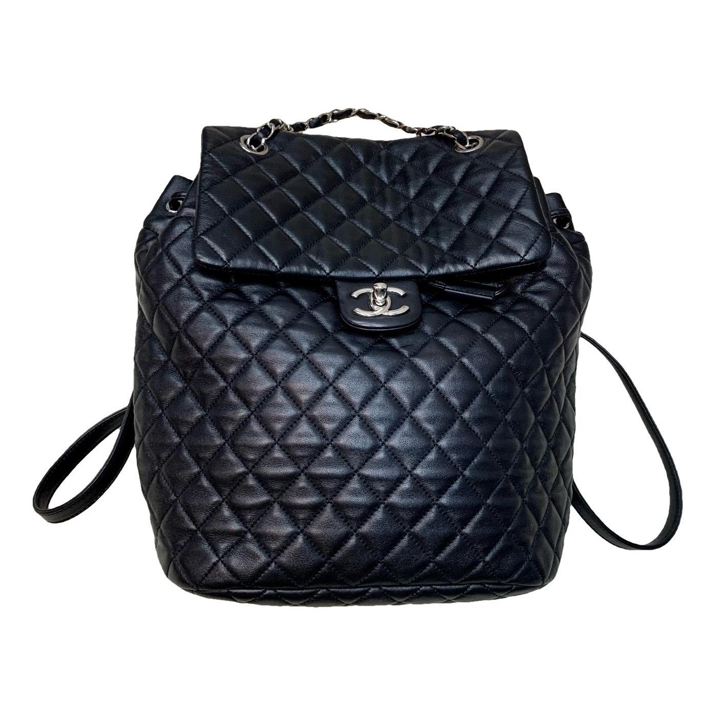 Leather backpack