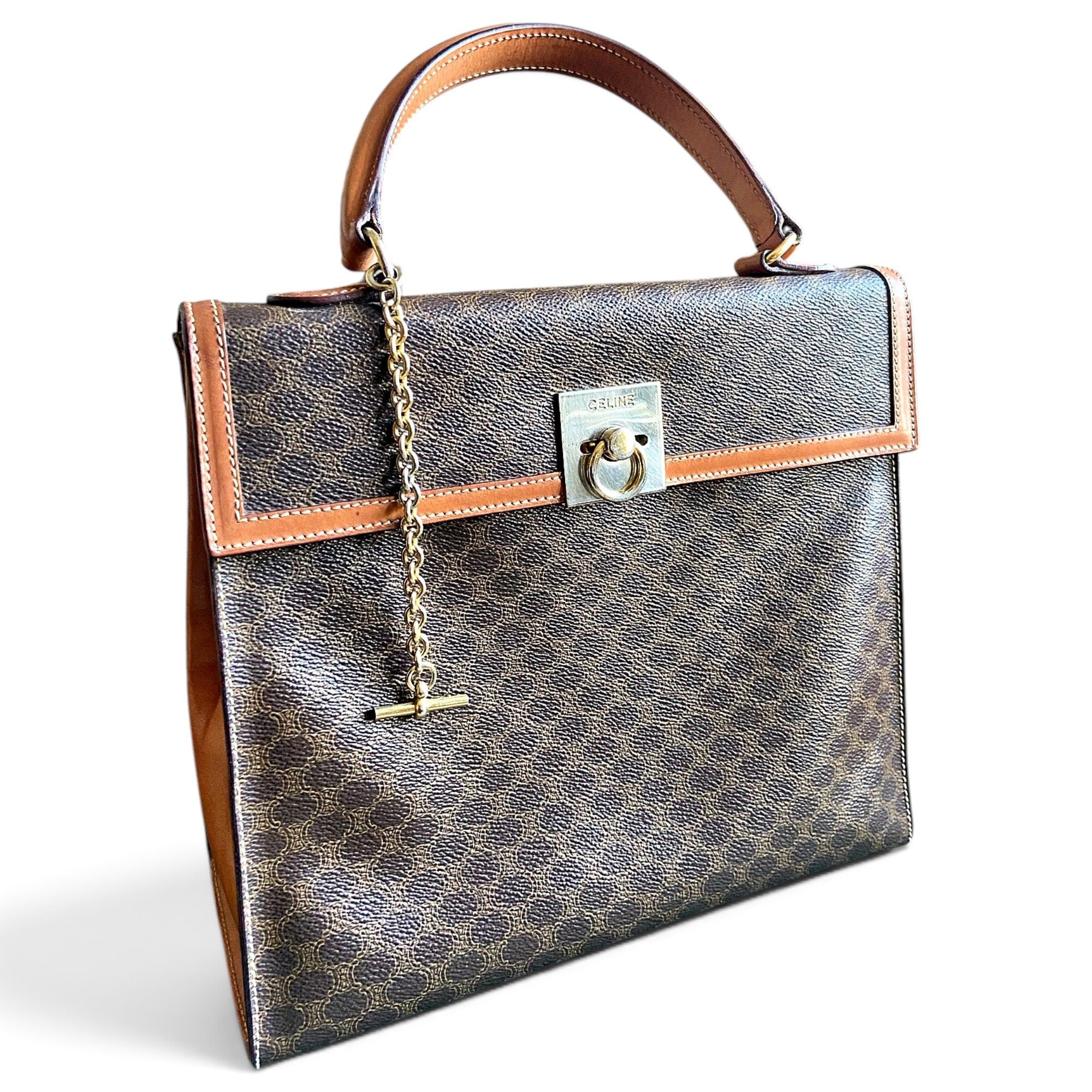 Classic leather handbag