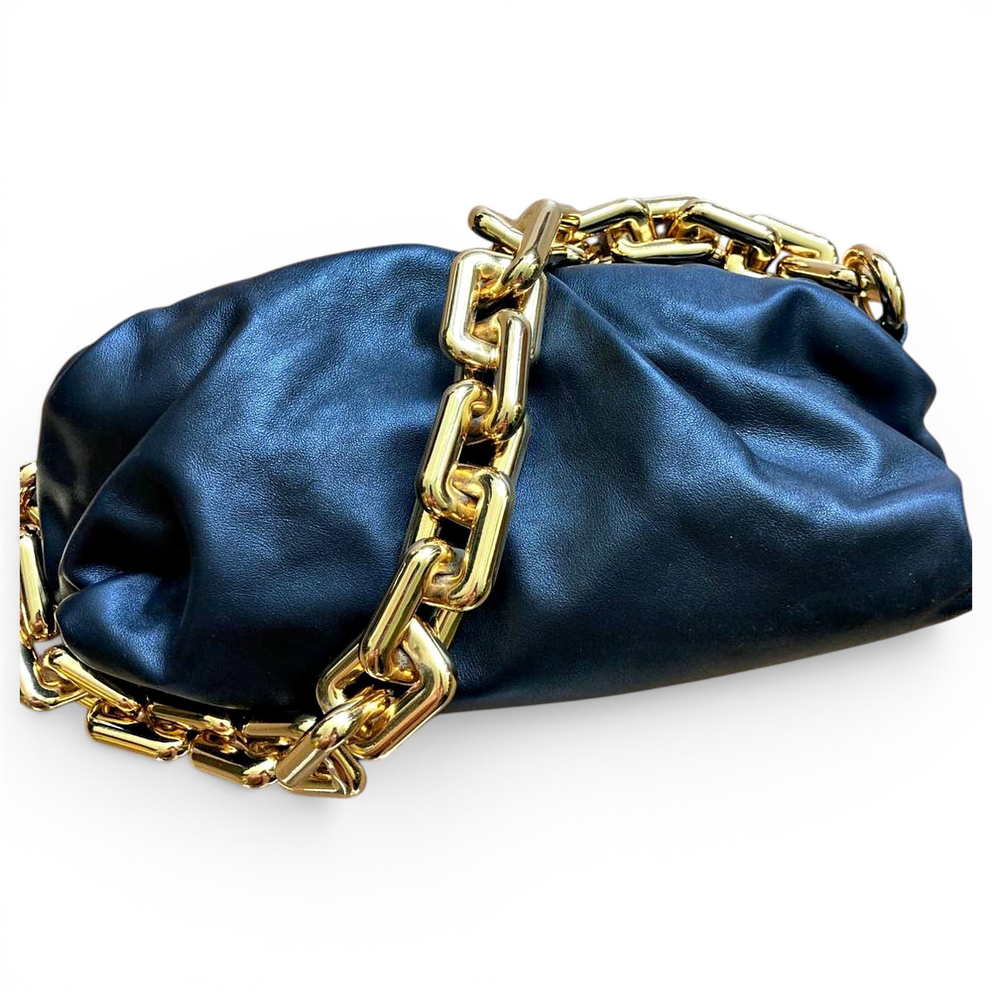 Chain Pouch leather handbag