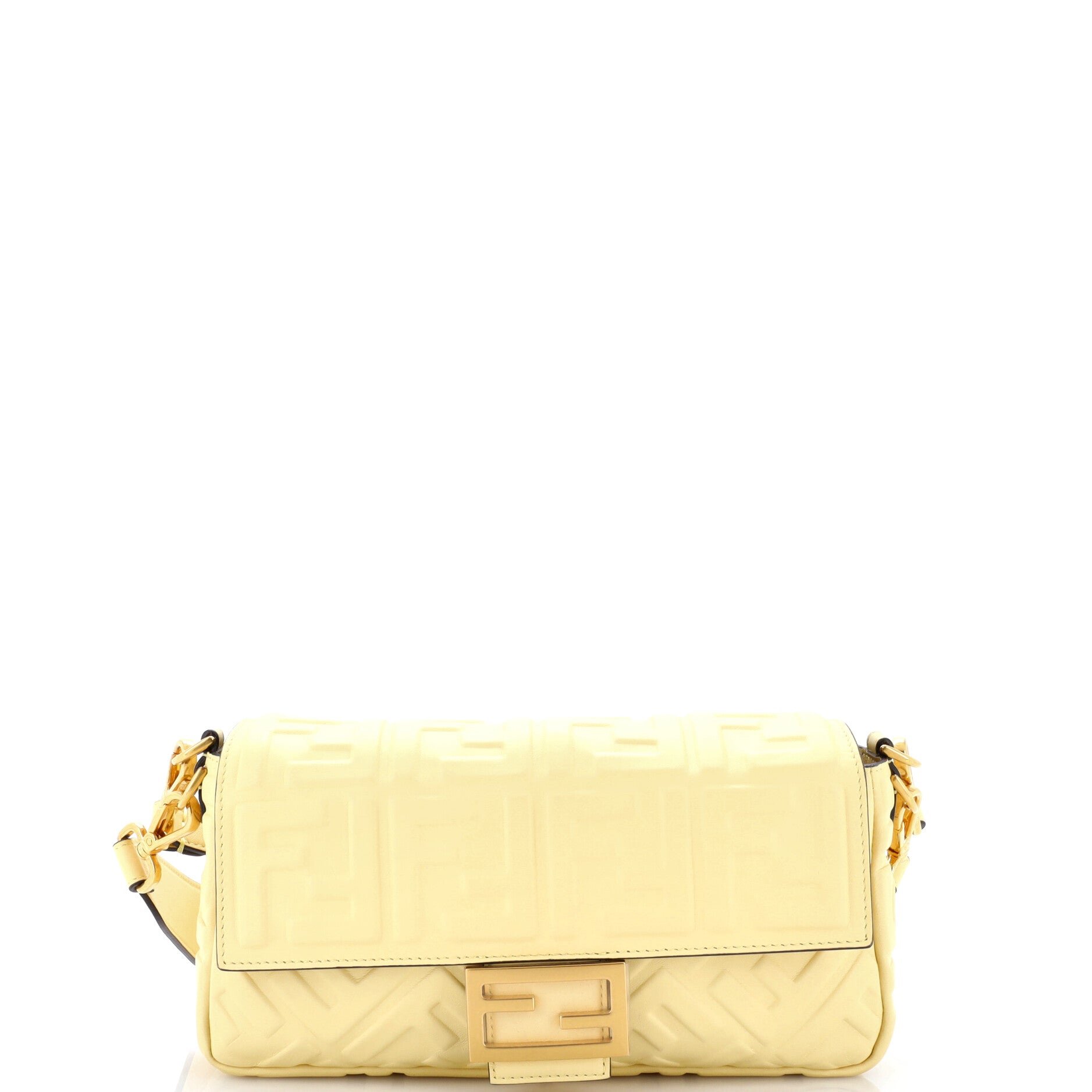 Baguette NM Bag Zucca Embossed Leather Medium