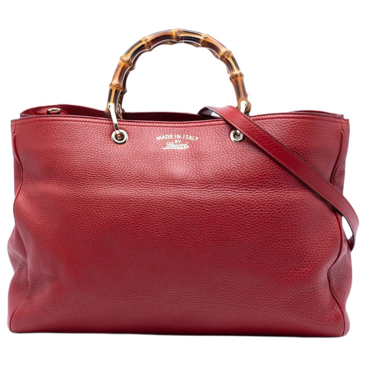 Bamboo leather satchel