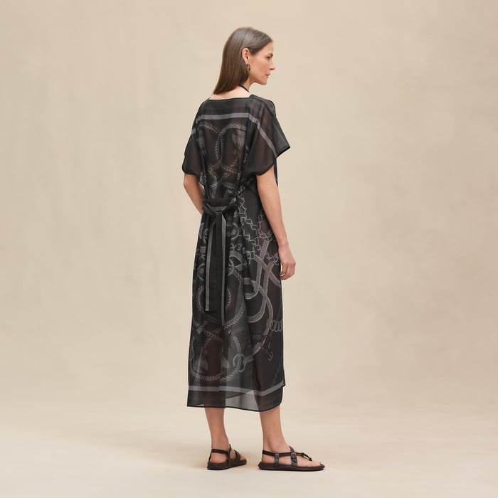 Gris Charbon "Palefroi Remix" Maxi Beach Caftan