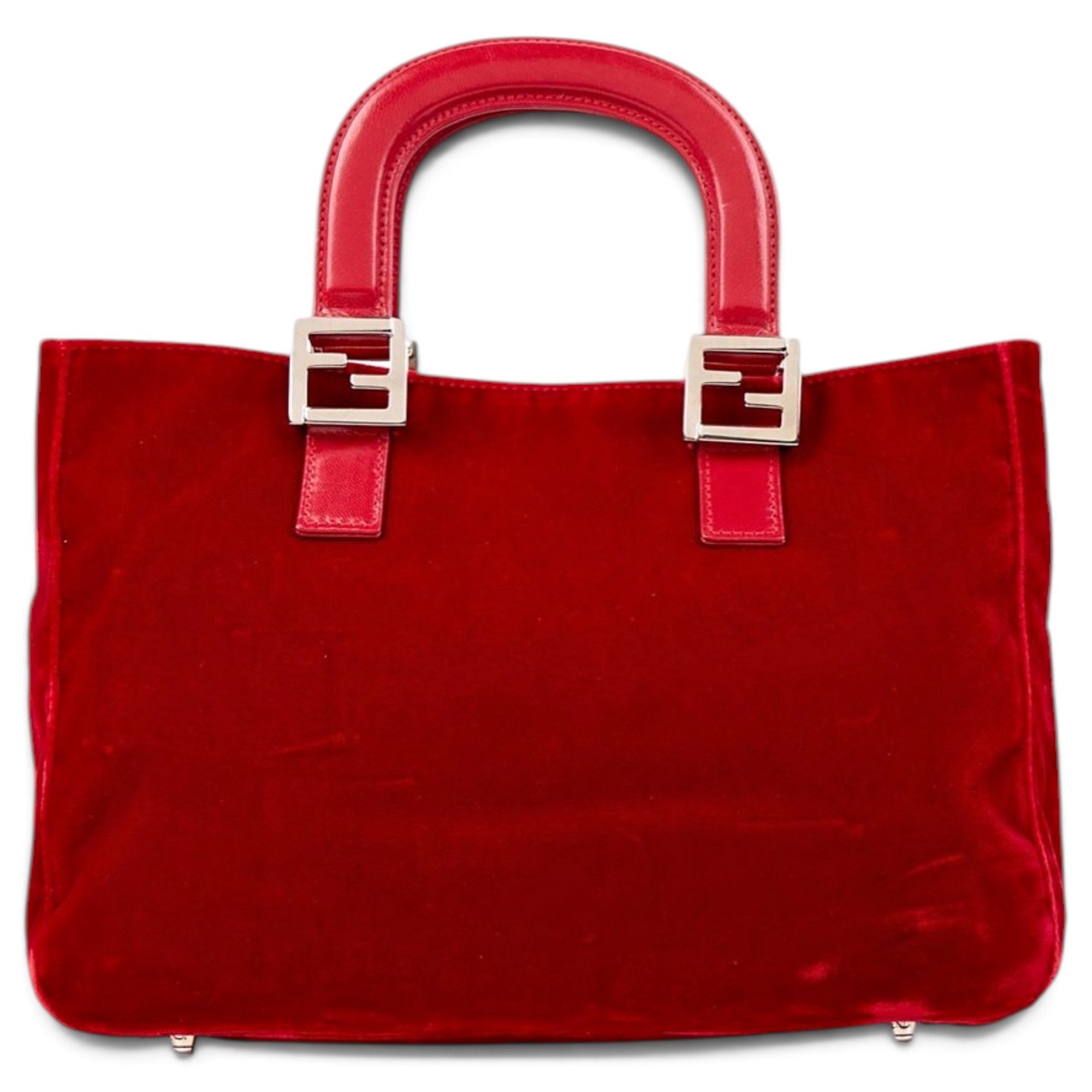 Velvet handbag