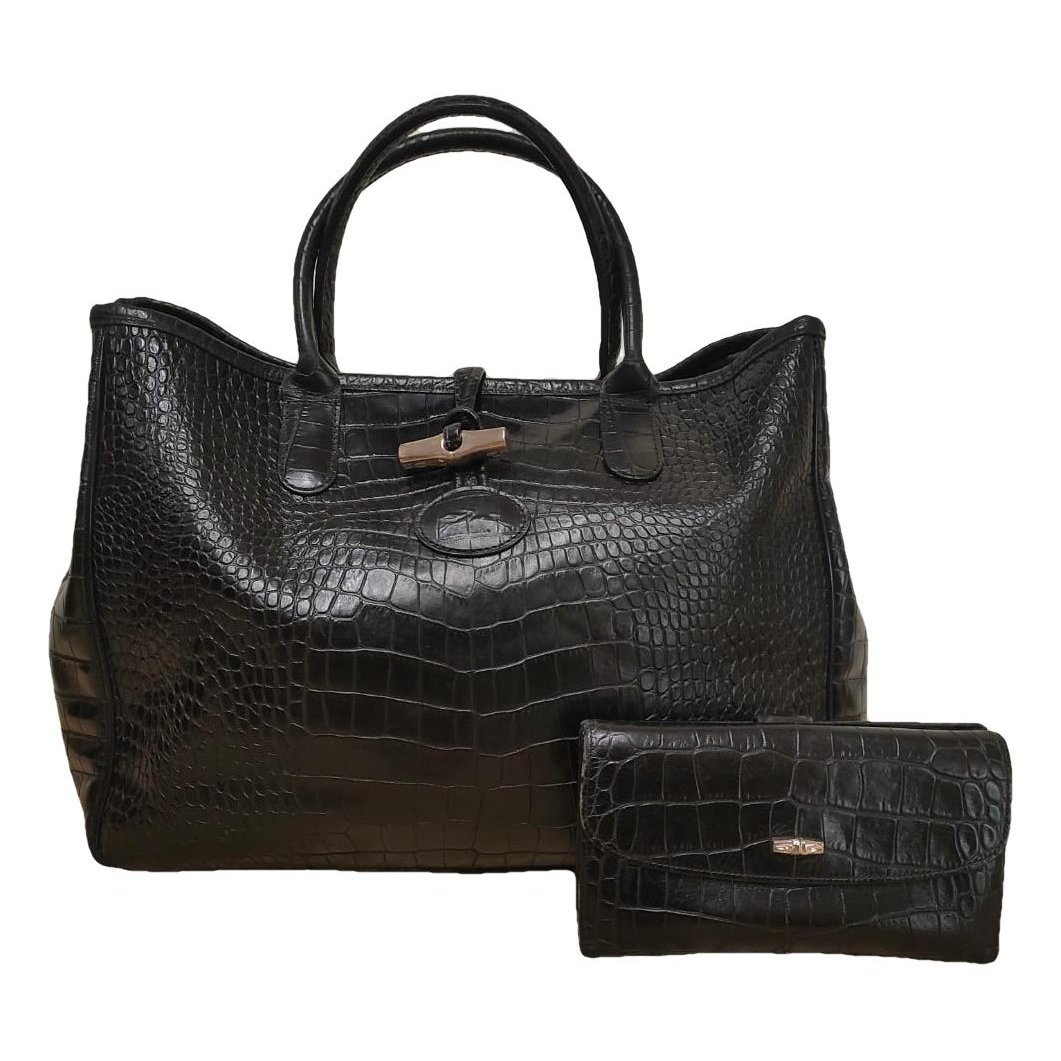 Roseau leather tote