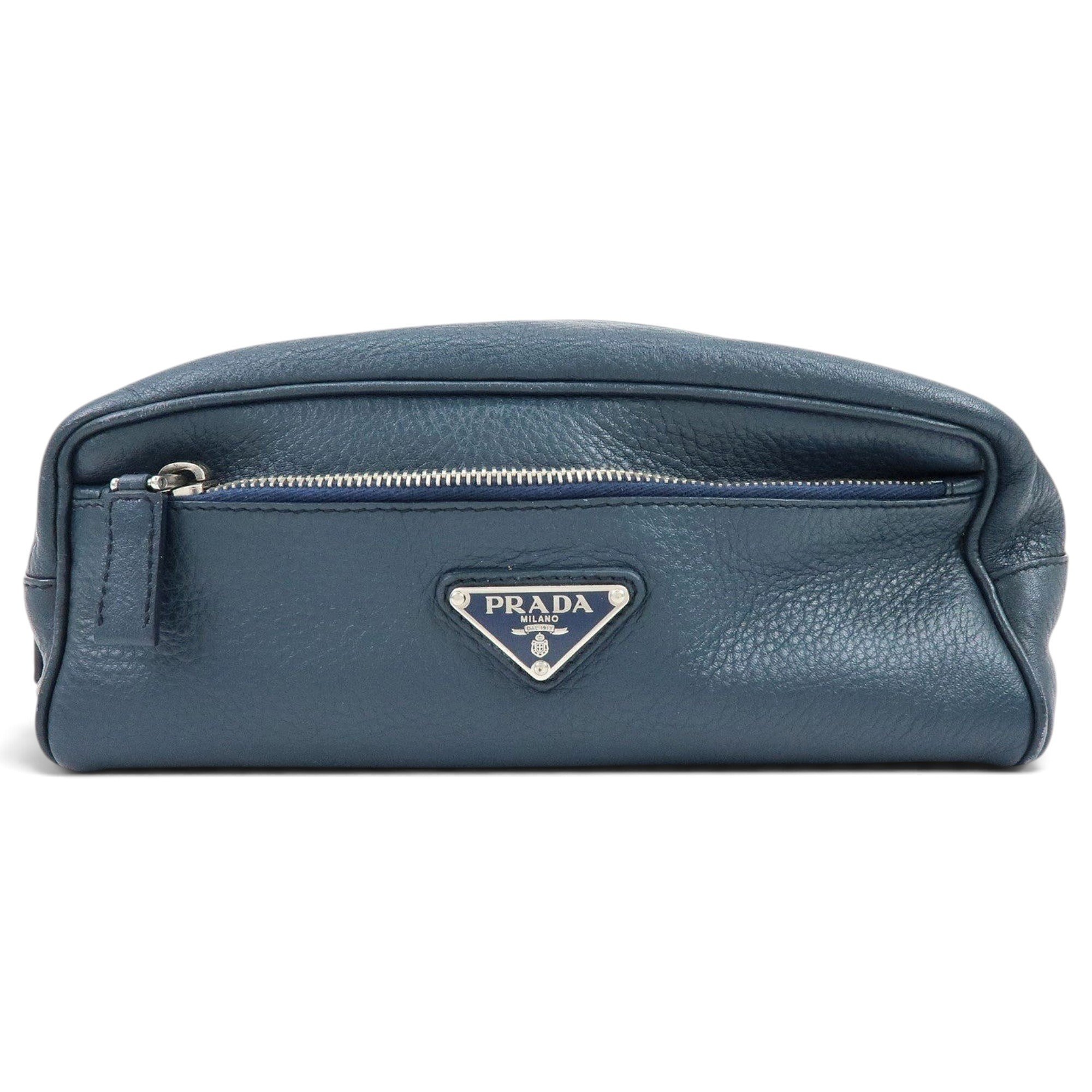 Leather vanity case