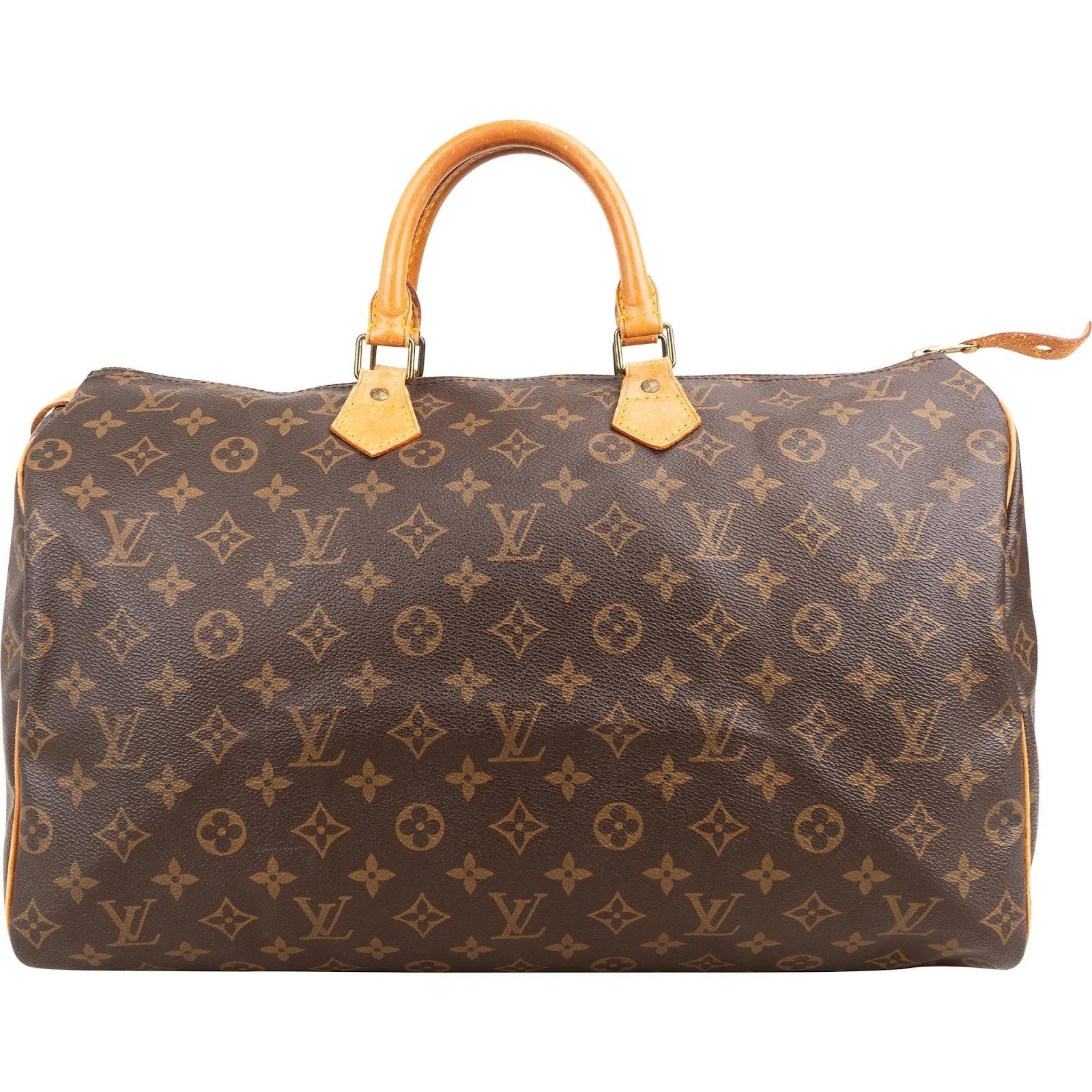 Speedy leather handbag