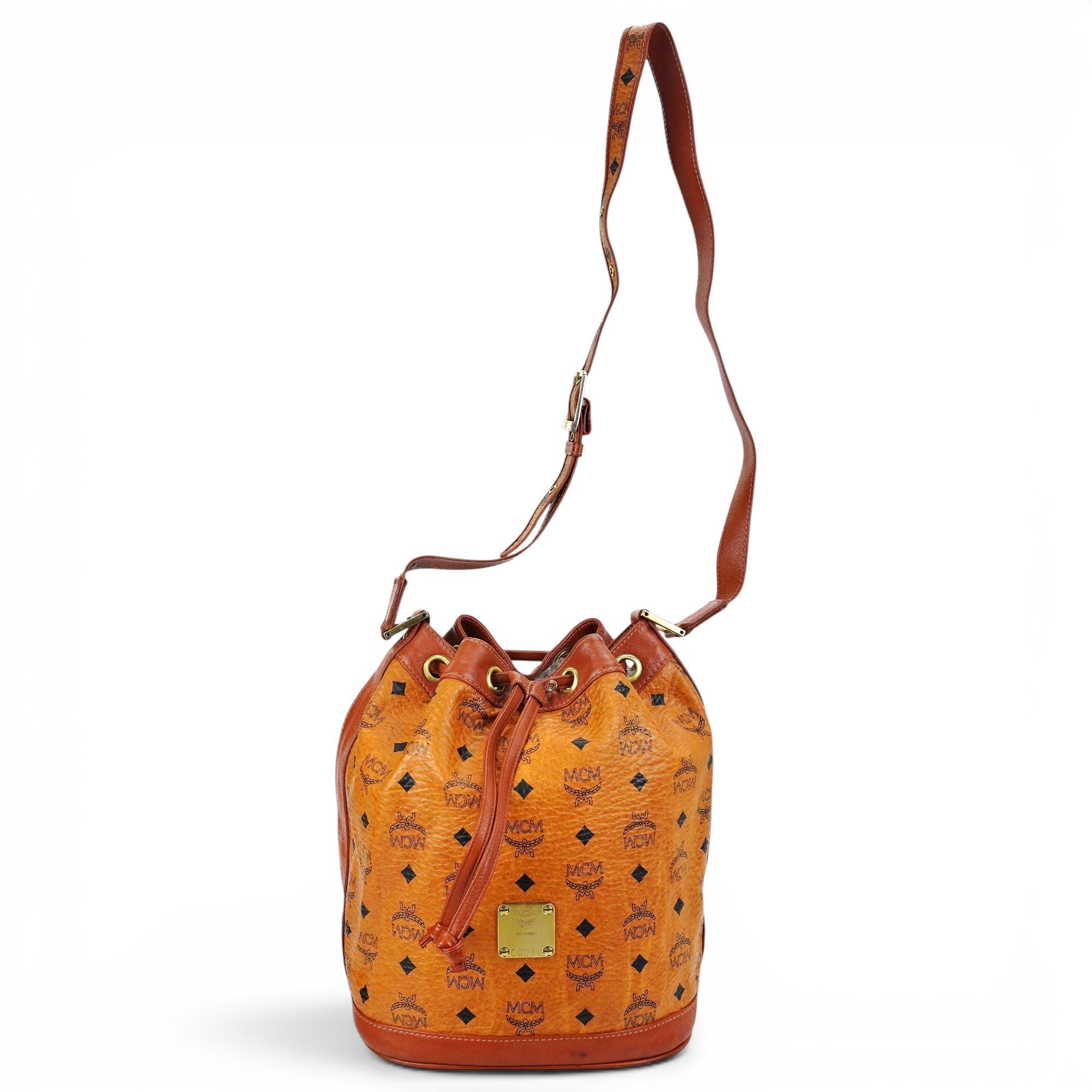 Heritage Drawstring leather crossbody bag