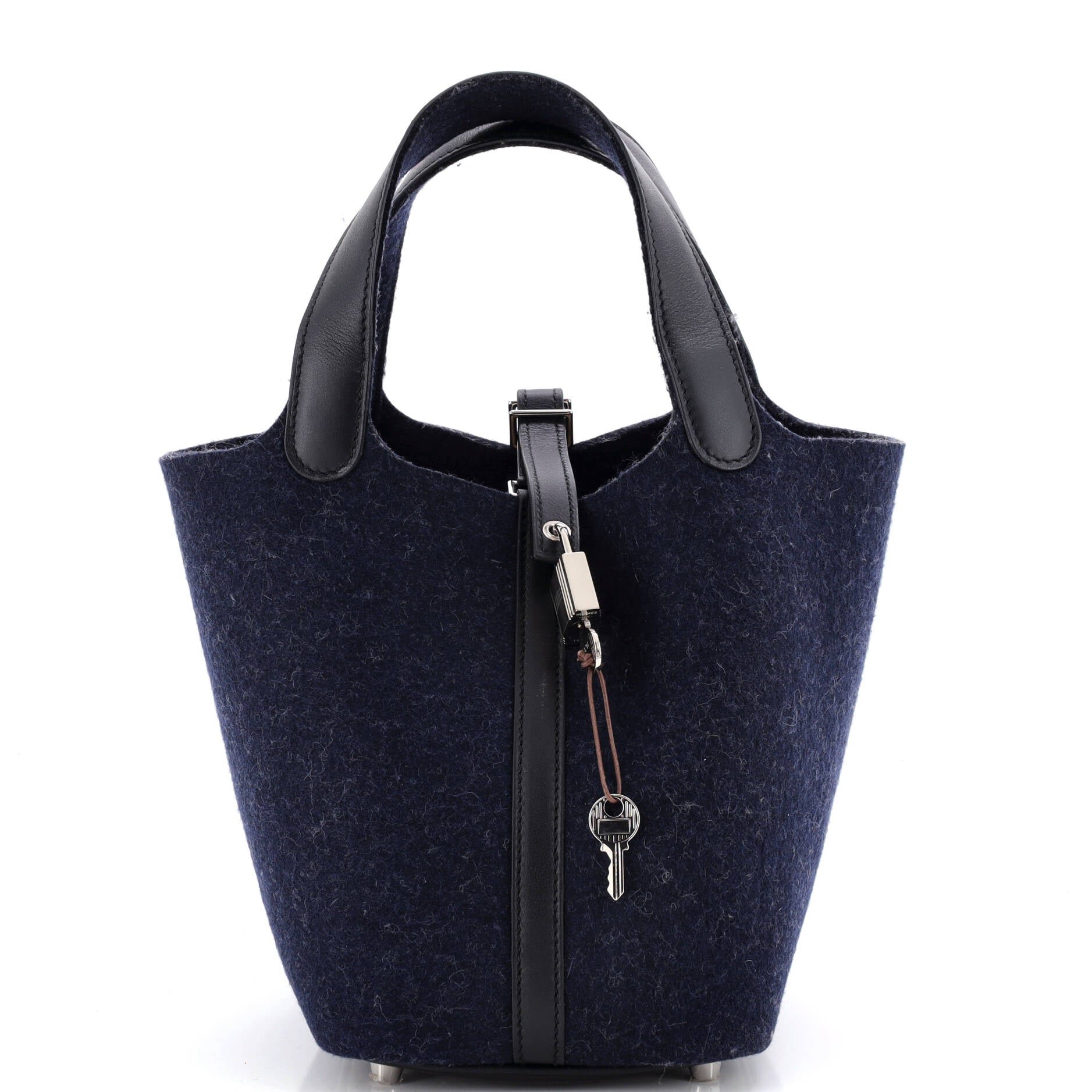 Picotin Lock Bag Felt with Leather PM
