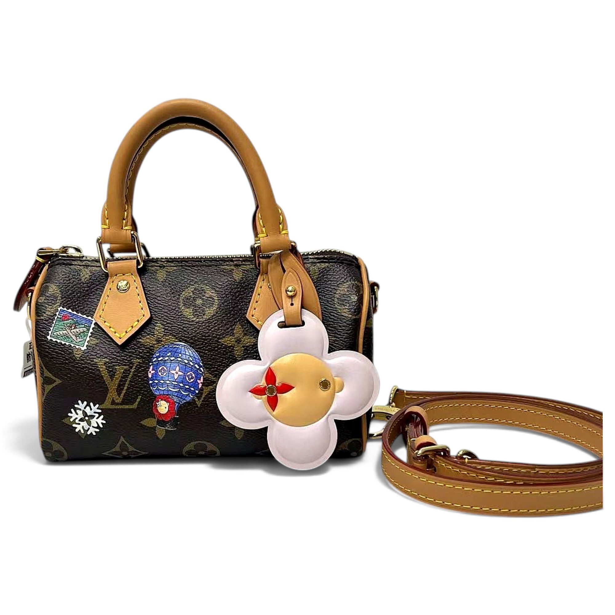 Néo speedy leather handbag