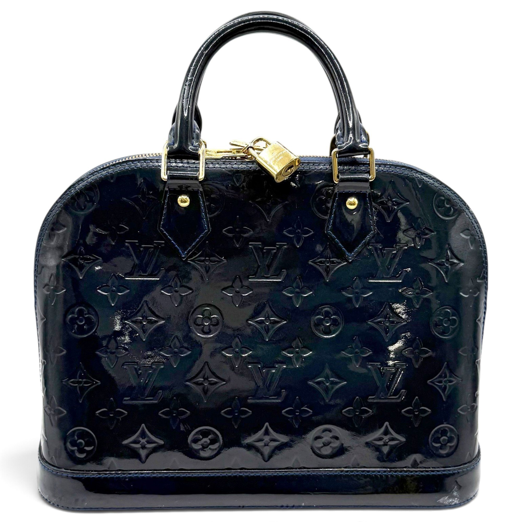 Alma BB patent leather handbag