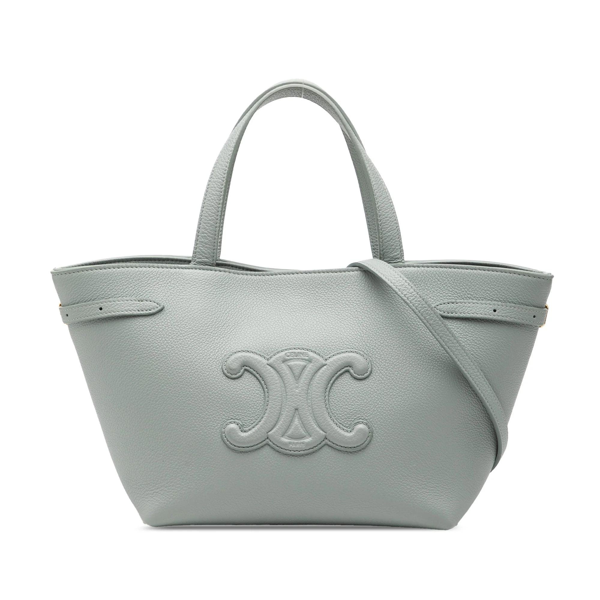 Triomphe pony-style calfskin handbag