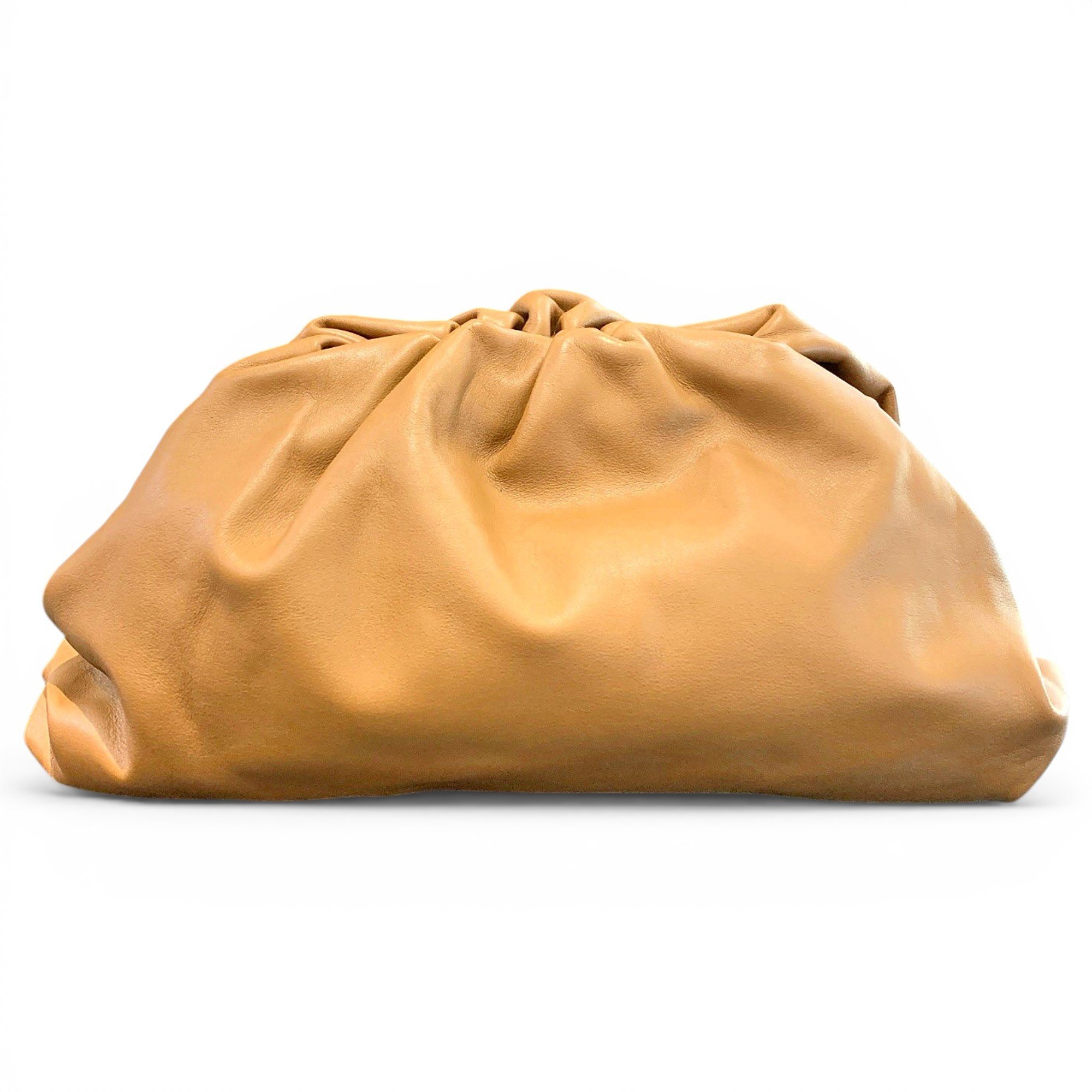 Pouch leather crossbody bag