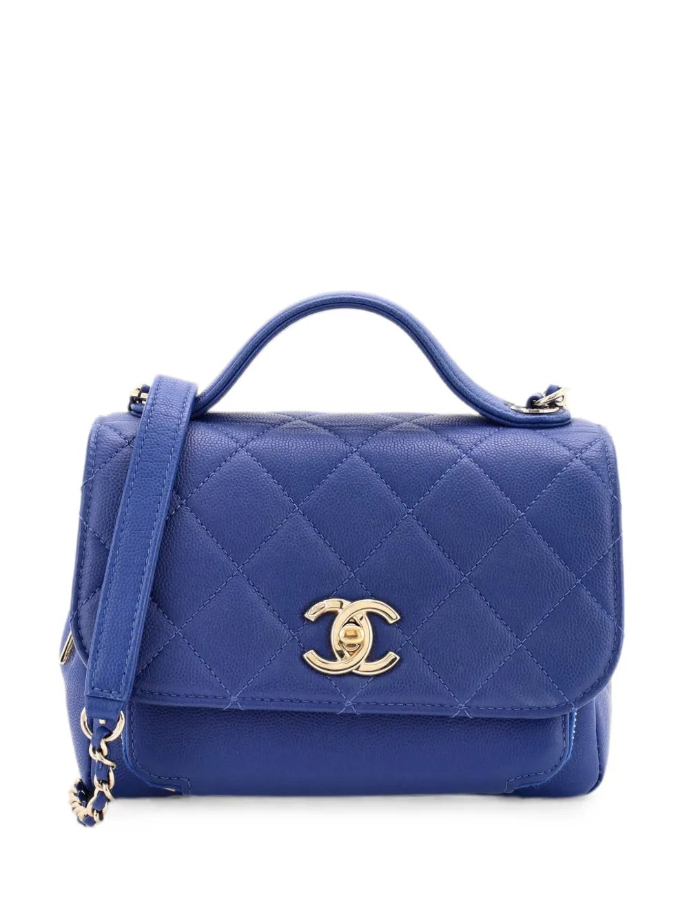 Business Affinity Flap Bag Quilted Caviar Small shoulder bag