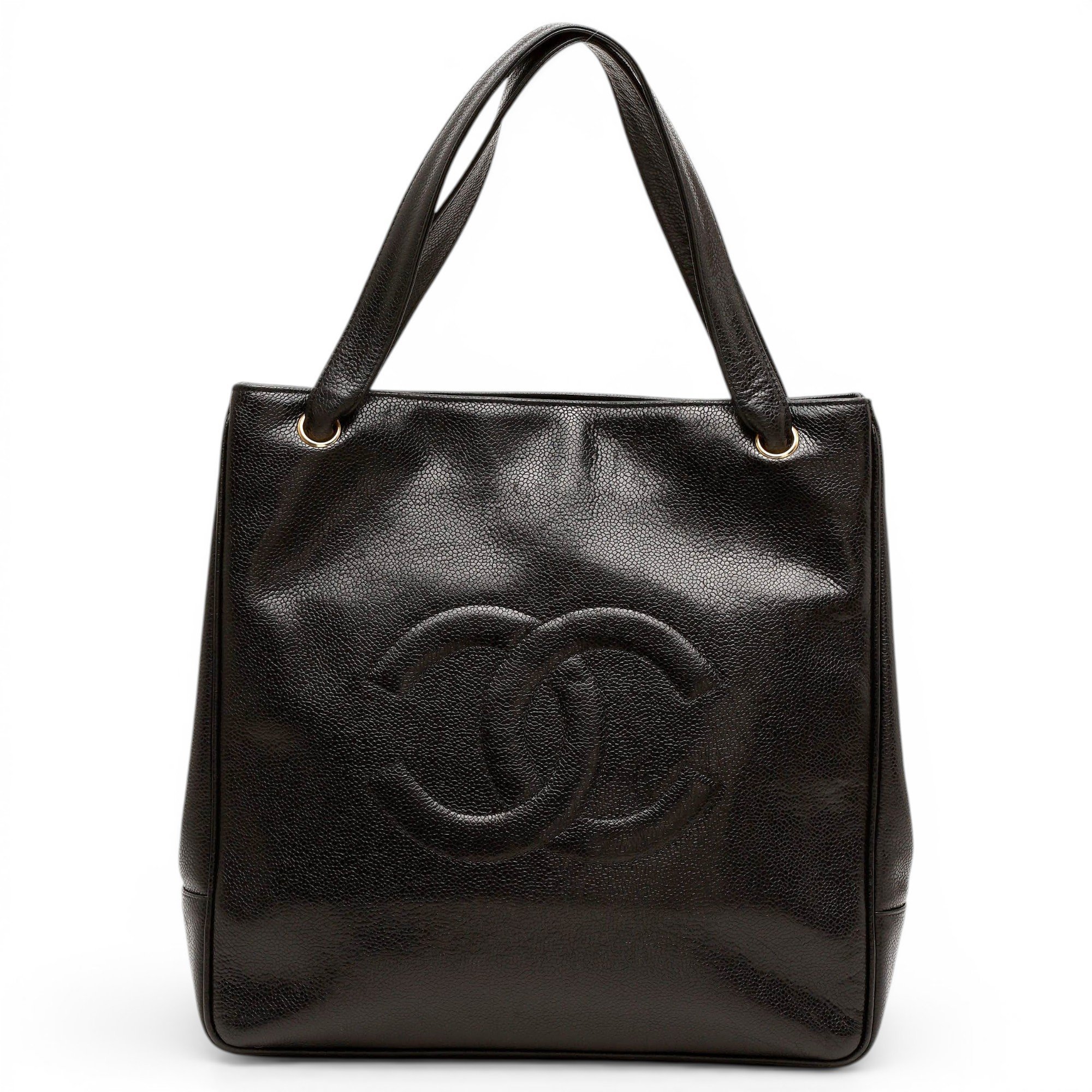 Trendy CC leather tote