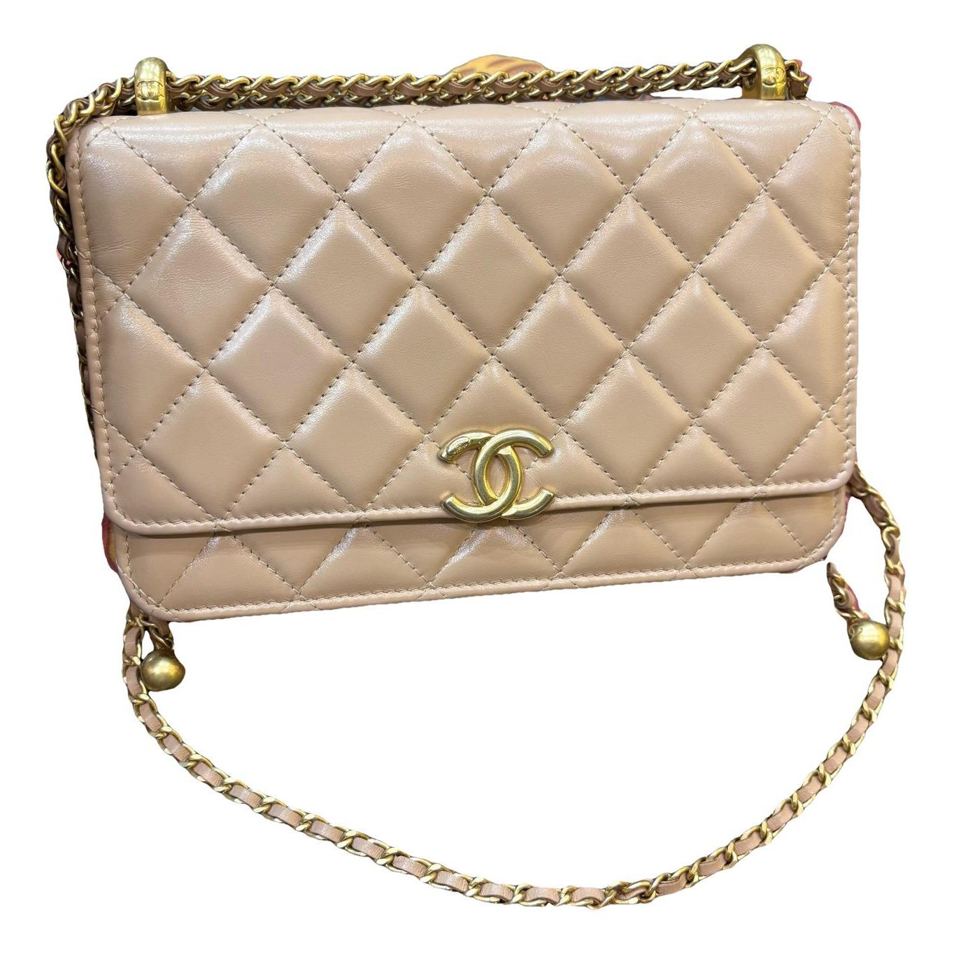 Wallet On Chain Timeless/Classique leather handbag