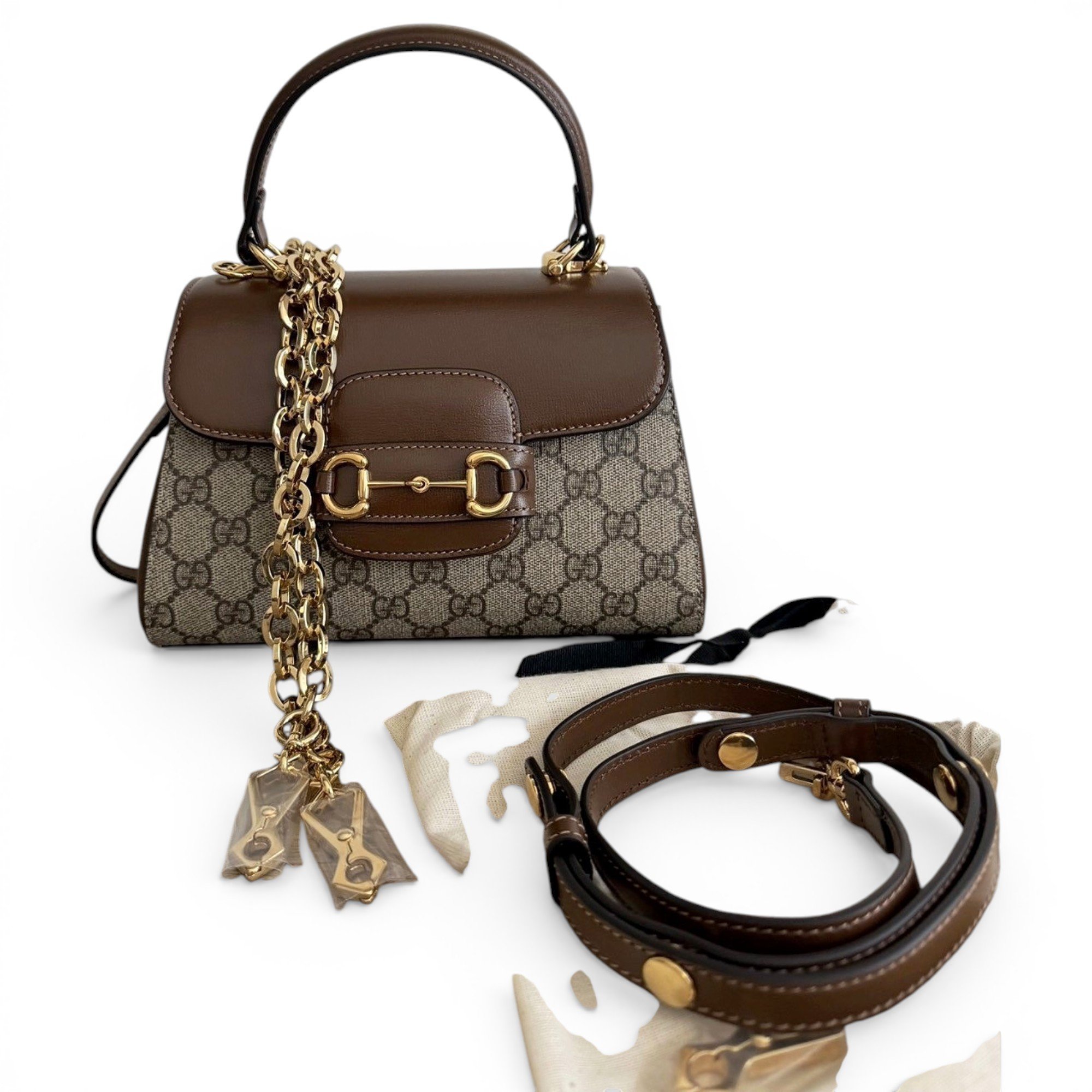 Horsebit 1955 leather crossbody bag