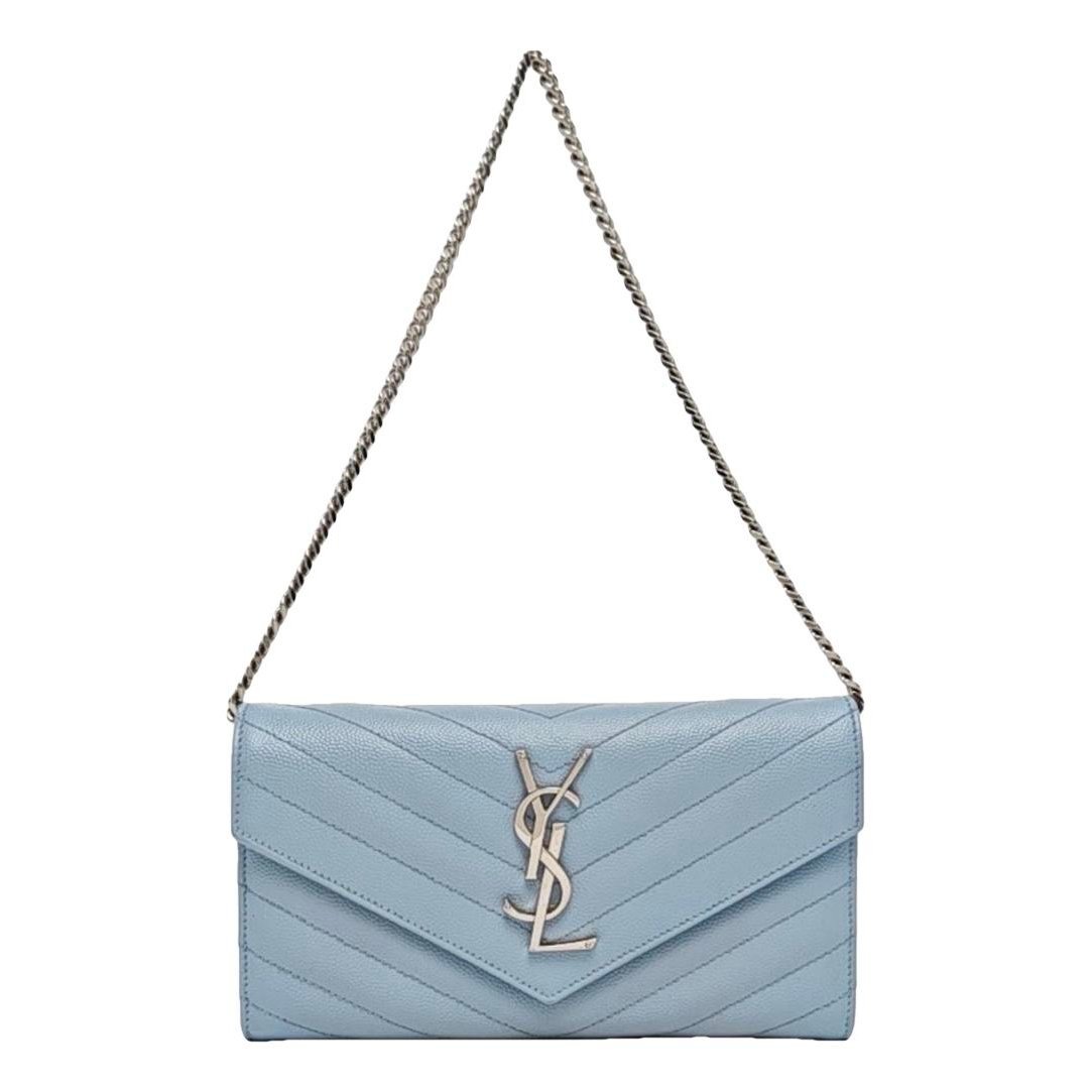 Portefeuille enveloppe leather crossbody bag
